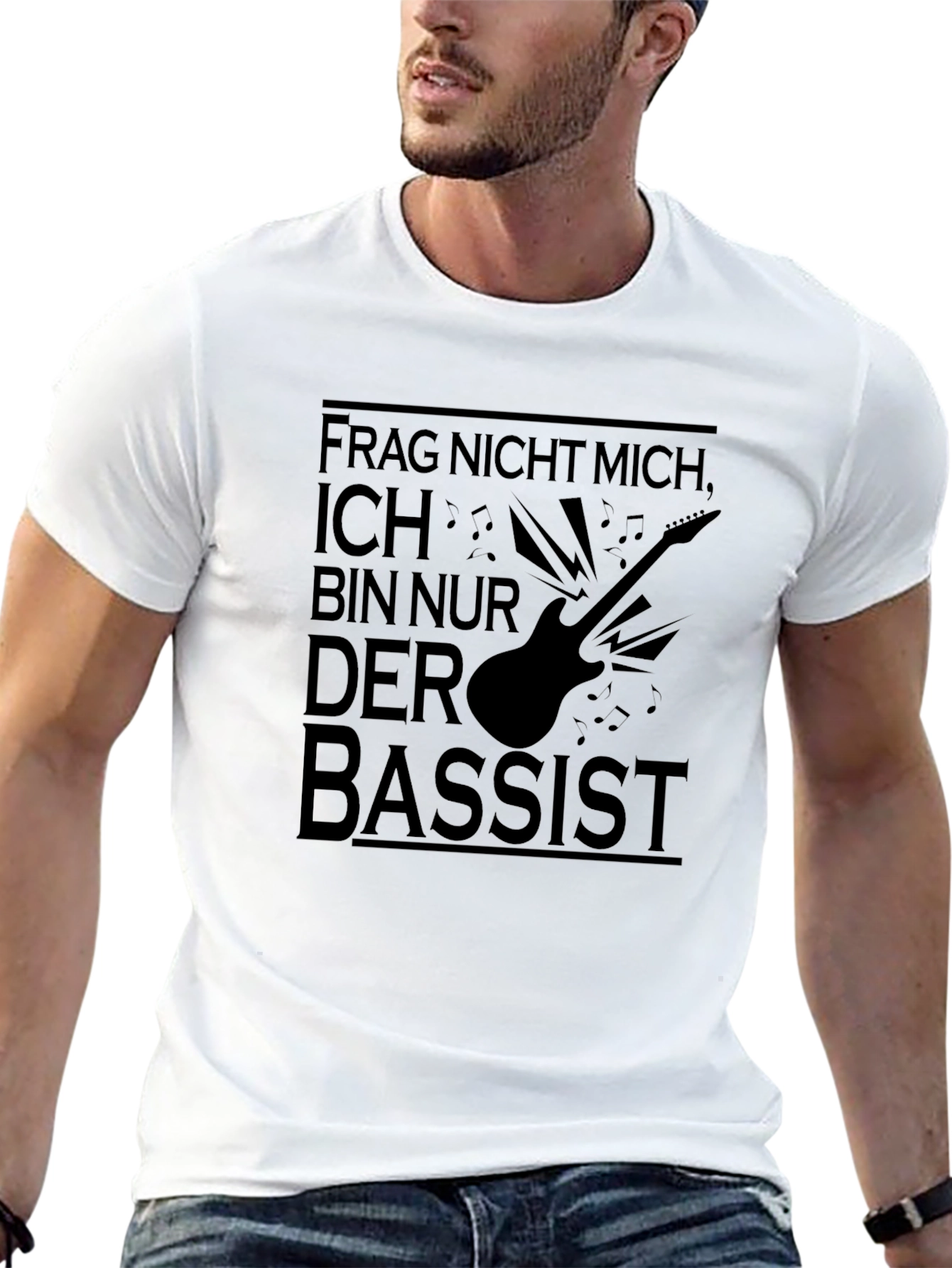 Bassist T-Shirt - German Text Design