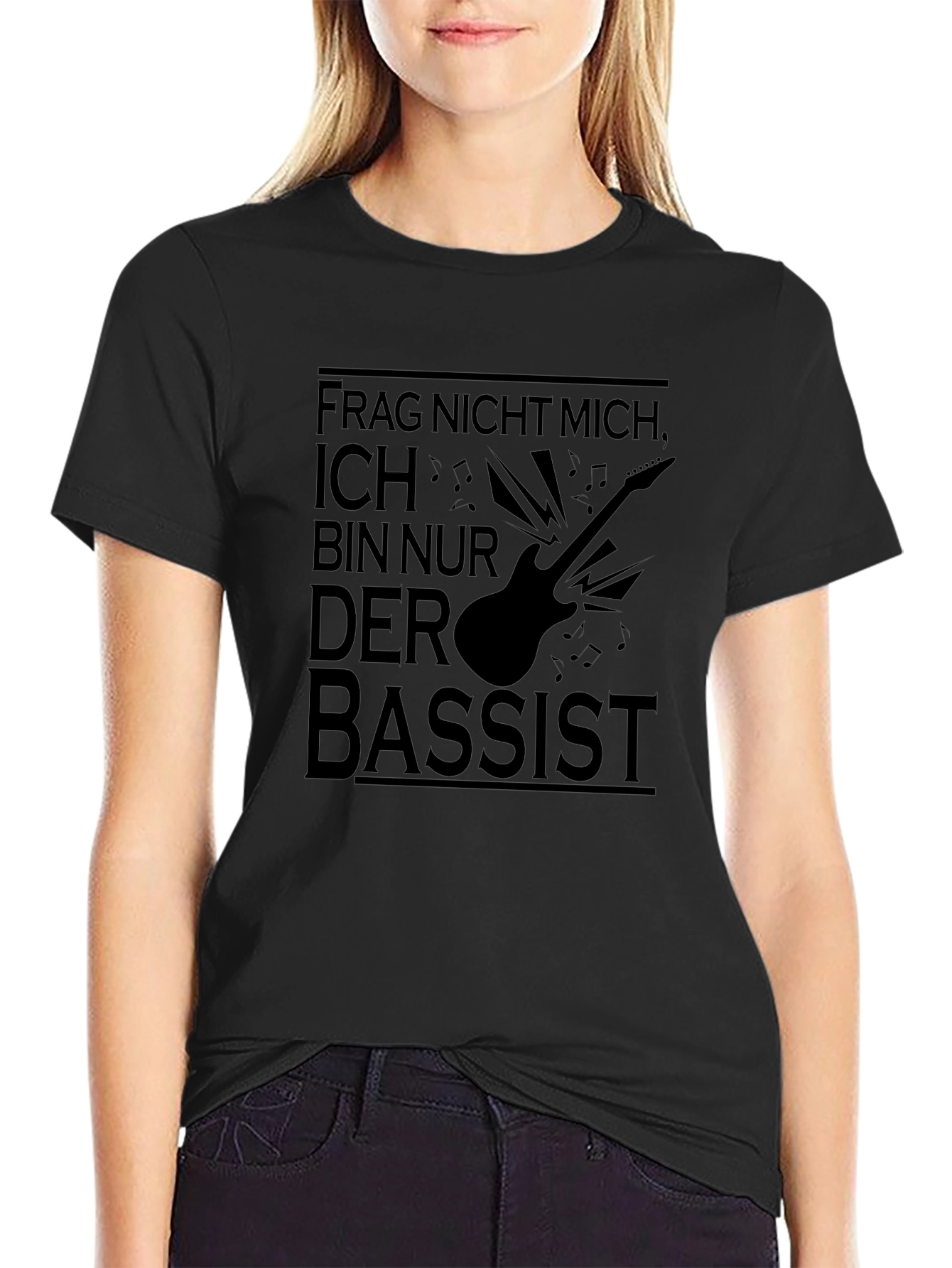 Bassist T-Shirt - German Text Design