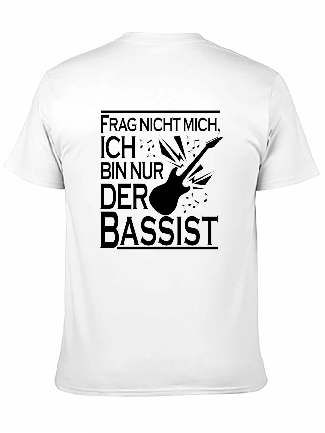 Bassist T-Shirt - German Text Design