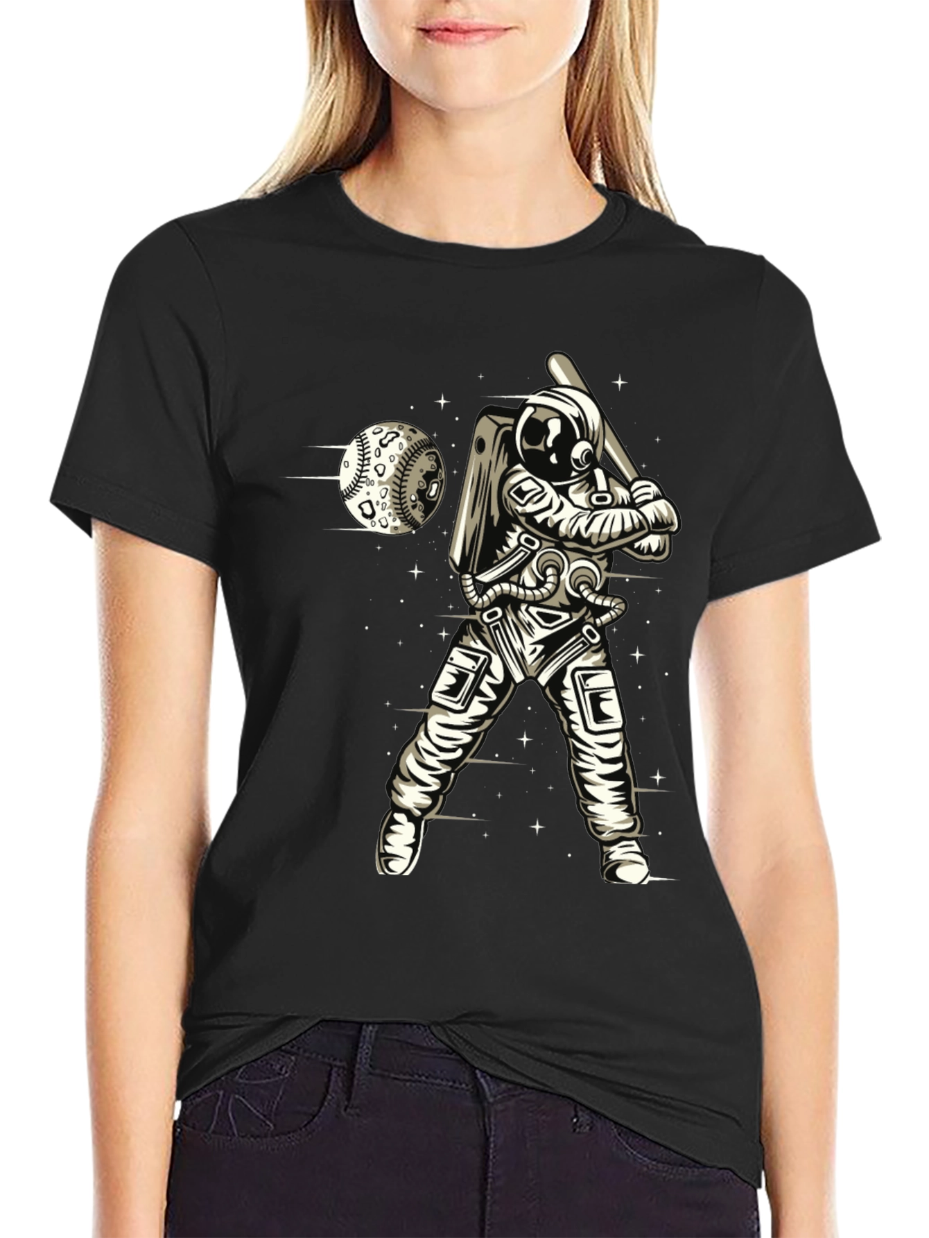 Astronaut Baseball T-Shirt