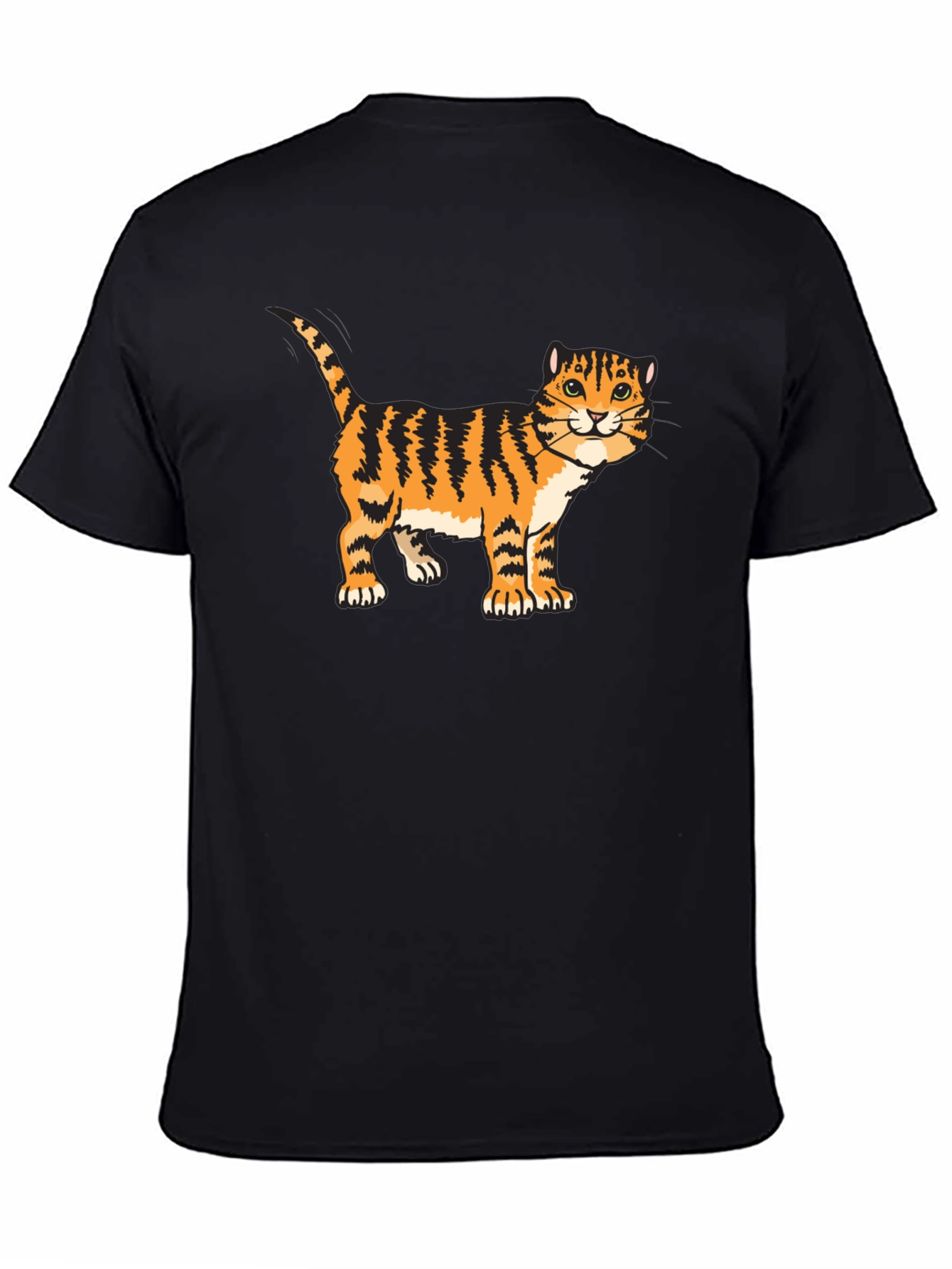 Tiger Cat Graphic Tee - Cool Animal Lover Shirt