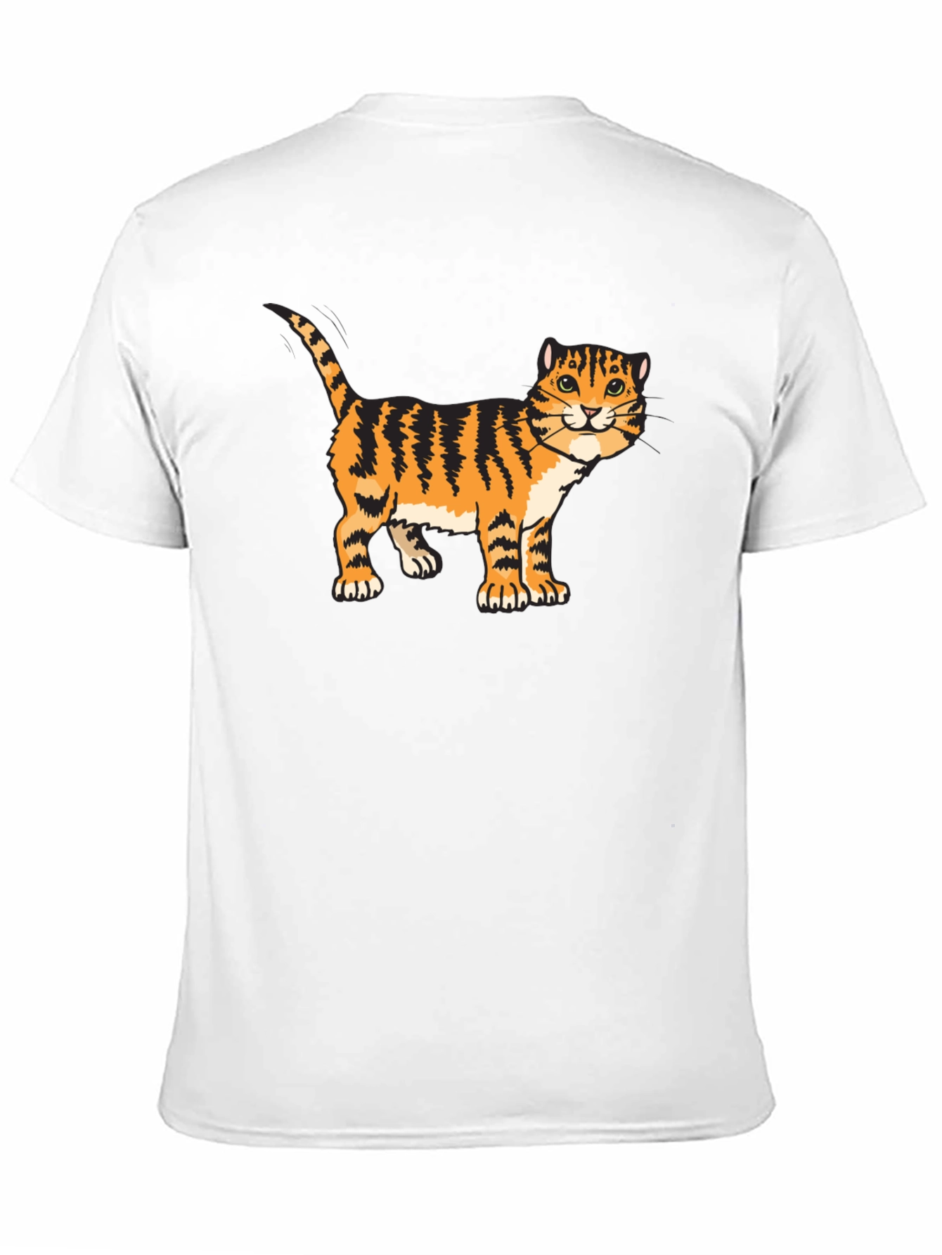 Tiger Cat Graphic Tee - Cool Animal Lover Shirt