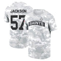 NO.Saints #57 Rickey Jackson Player Salute to Service Hoodies & T-Shirts Football Jerseys