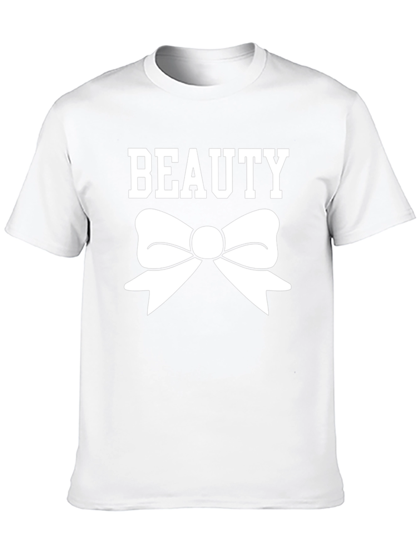 Beauty Bow Graphic T-Shirt - Black Cotton Tee
