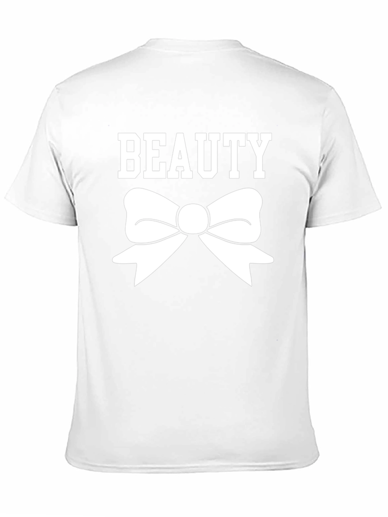 Beauty Bow Graphic T-Shirt - Black Cotton Tee
