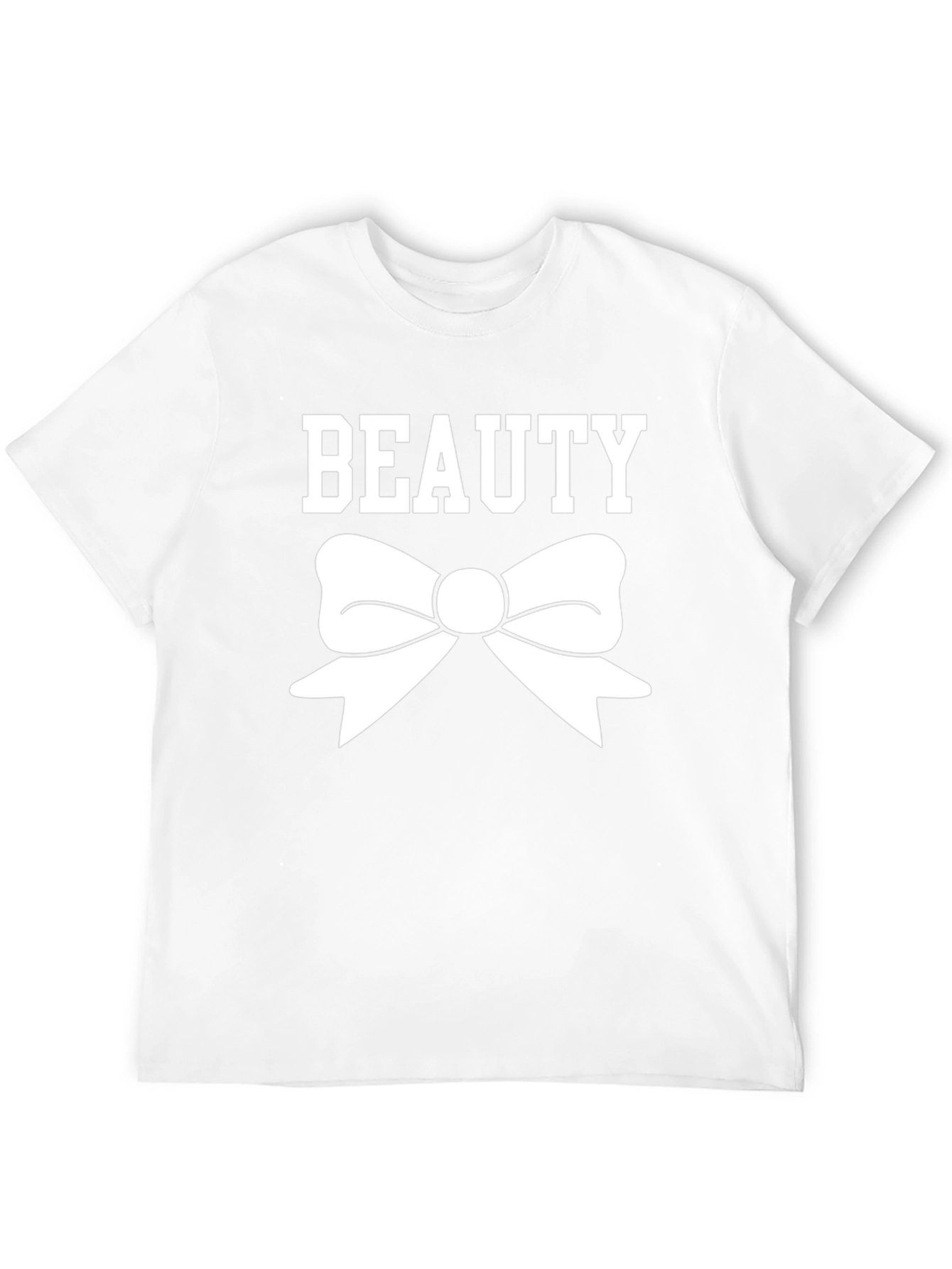 Beauty Bow Graphic T-Shirt - Black Cotton Tee