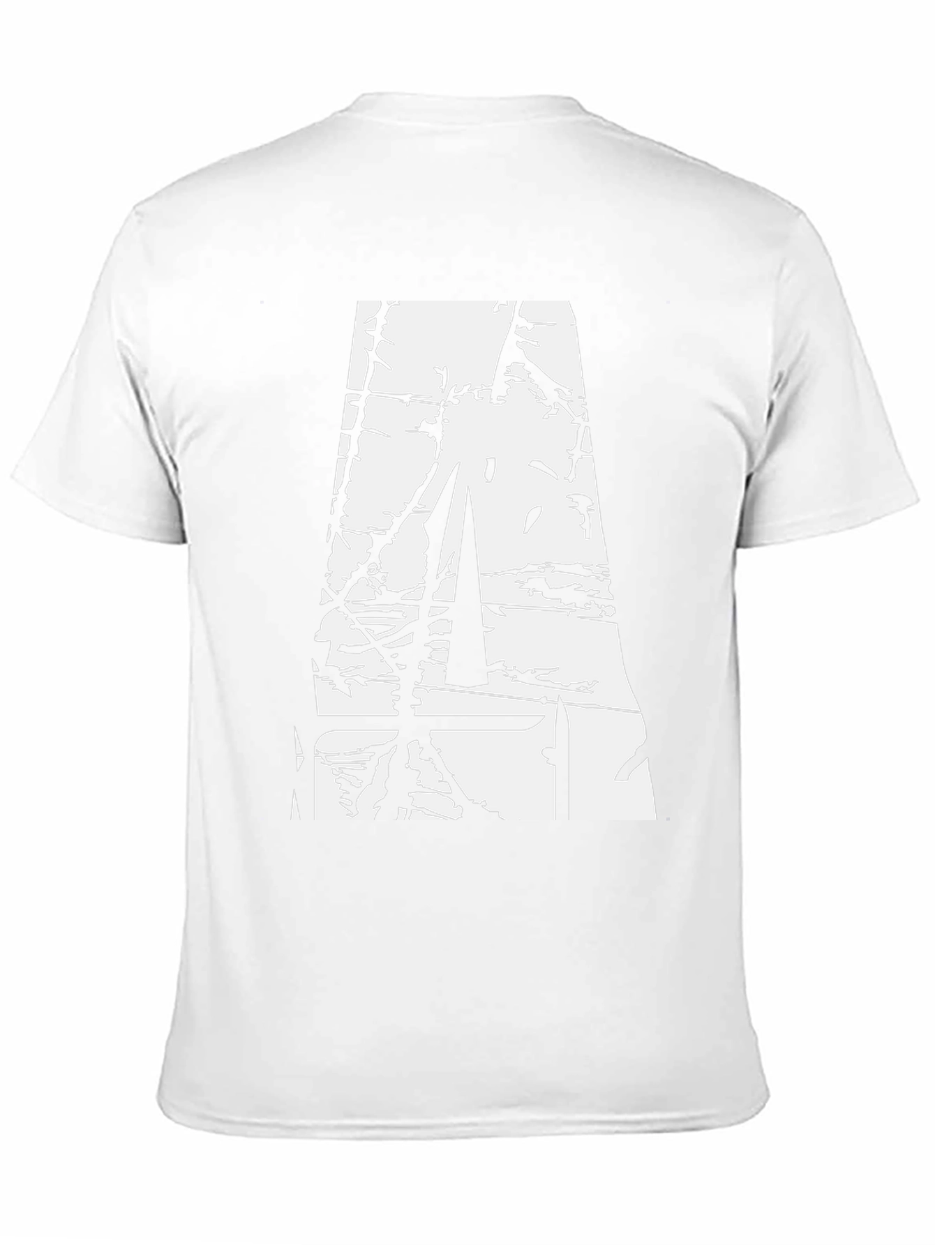 Abstract Graphic Black T-Shirt