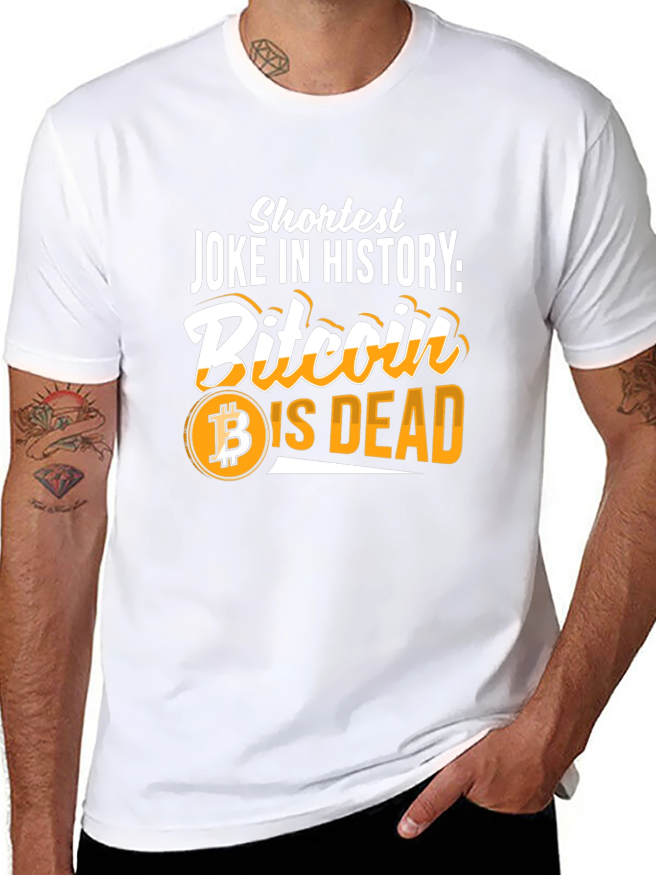 Bitcoin T-Shirt: Shortest Joke in History