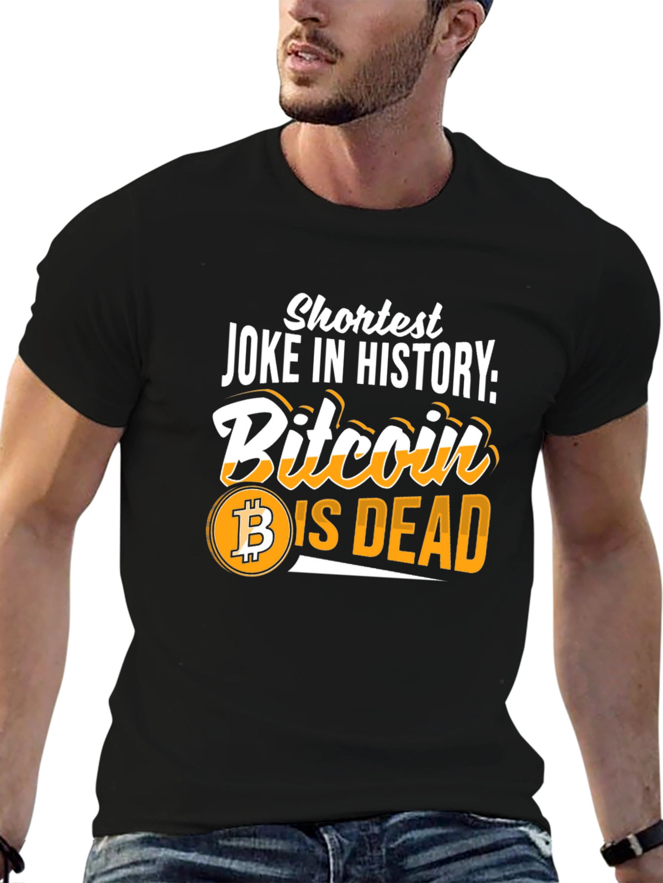 Bitcoin T-Shirt: Shortest Joke in History