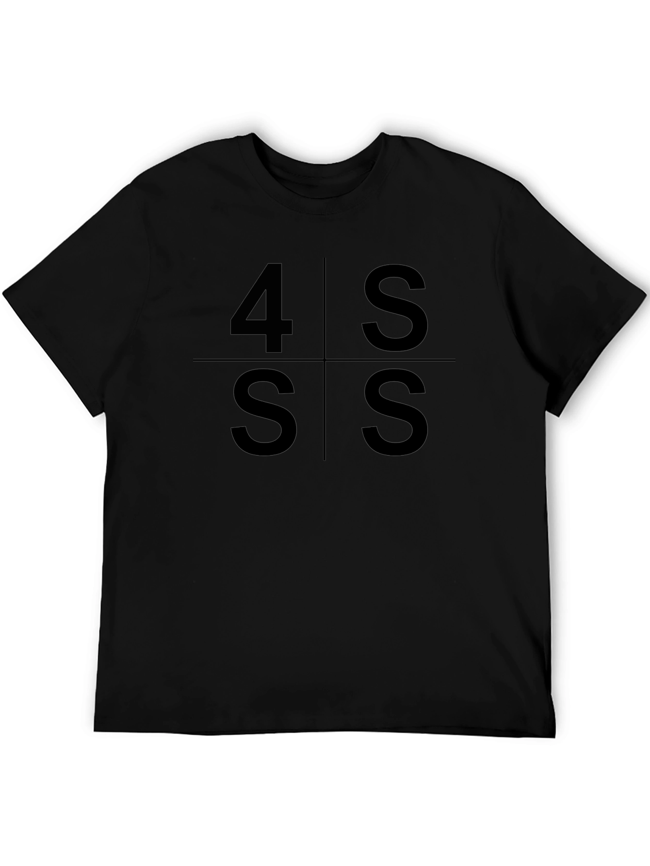 4 Ss Graphic T-Shirt - Black