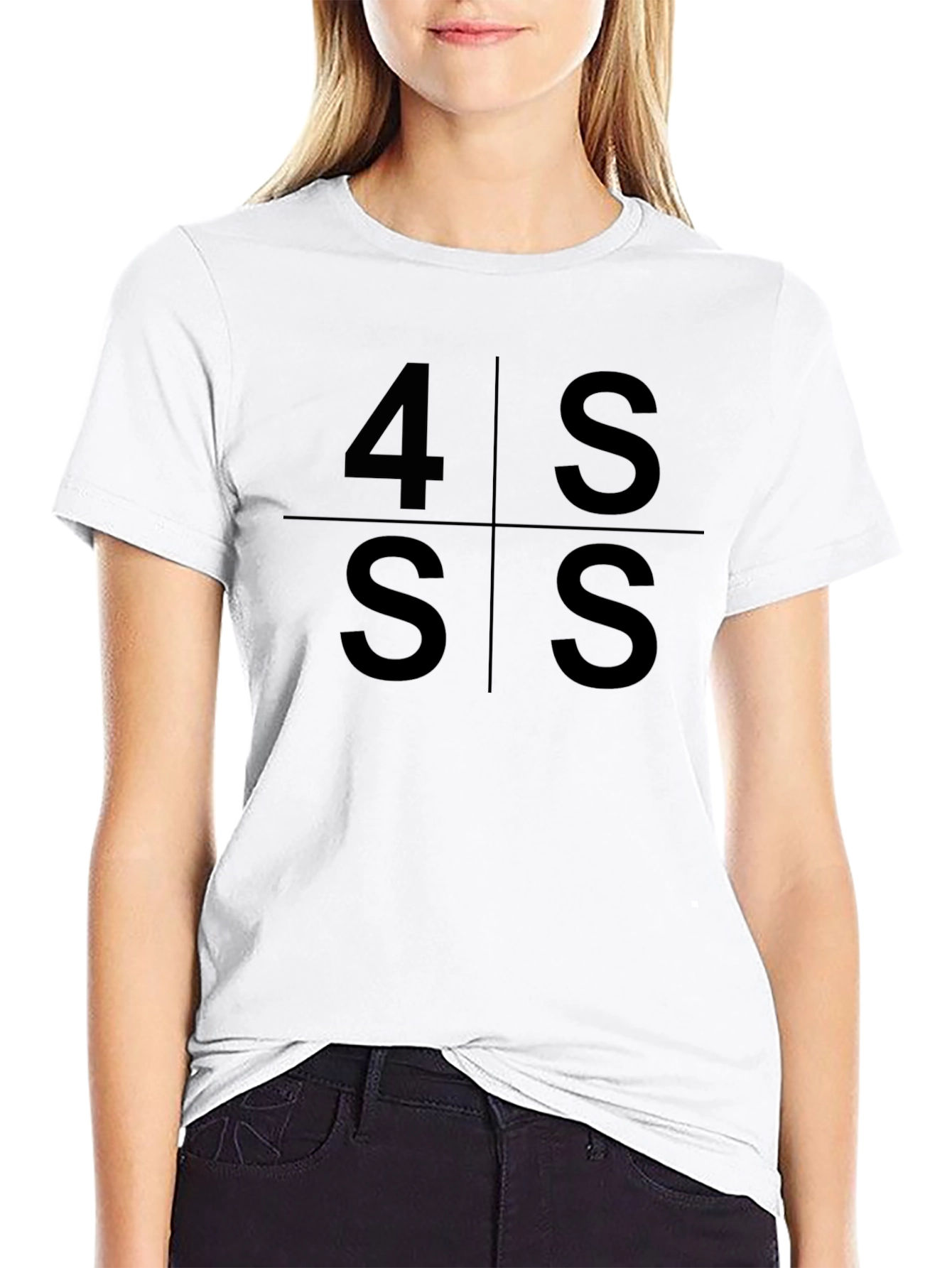 4 Ss Graphic T-Shirt - Black