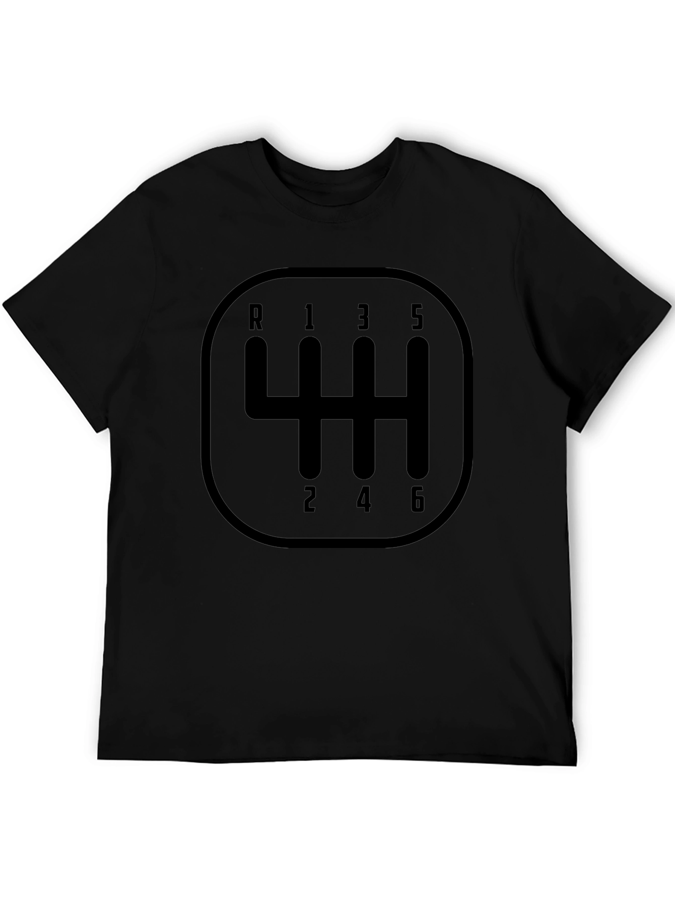 6-Speed Manual Gear Shift Pattern T-Shirt