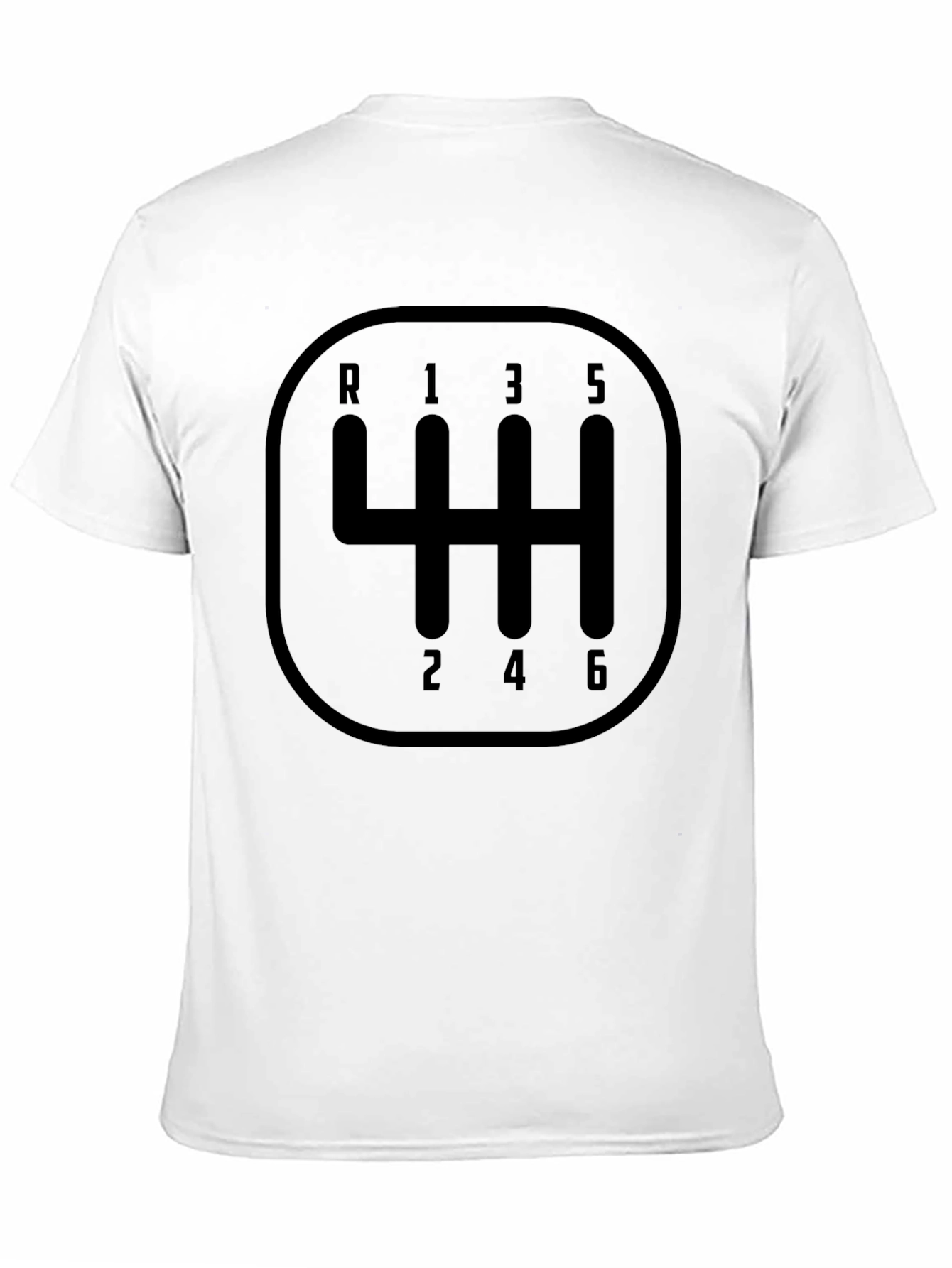 6-Speed Manual Gear Shift Pattern T-Shirt