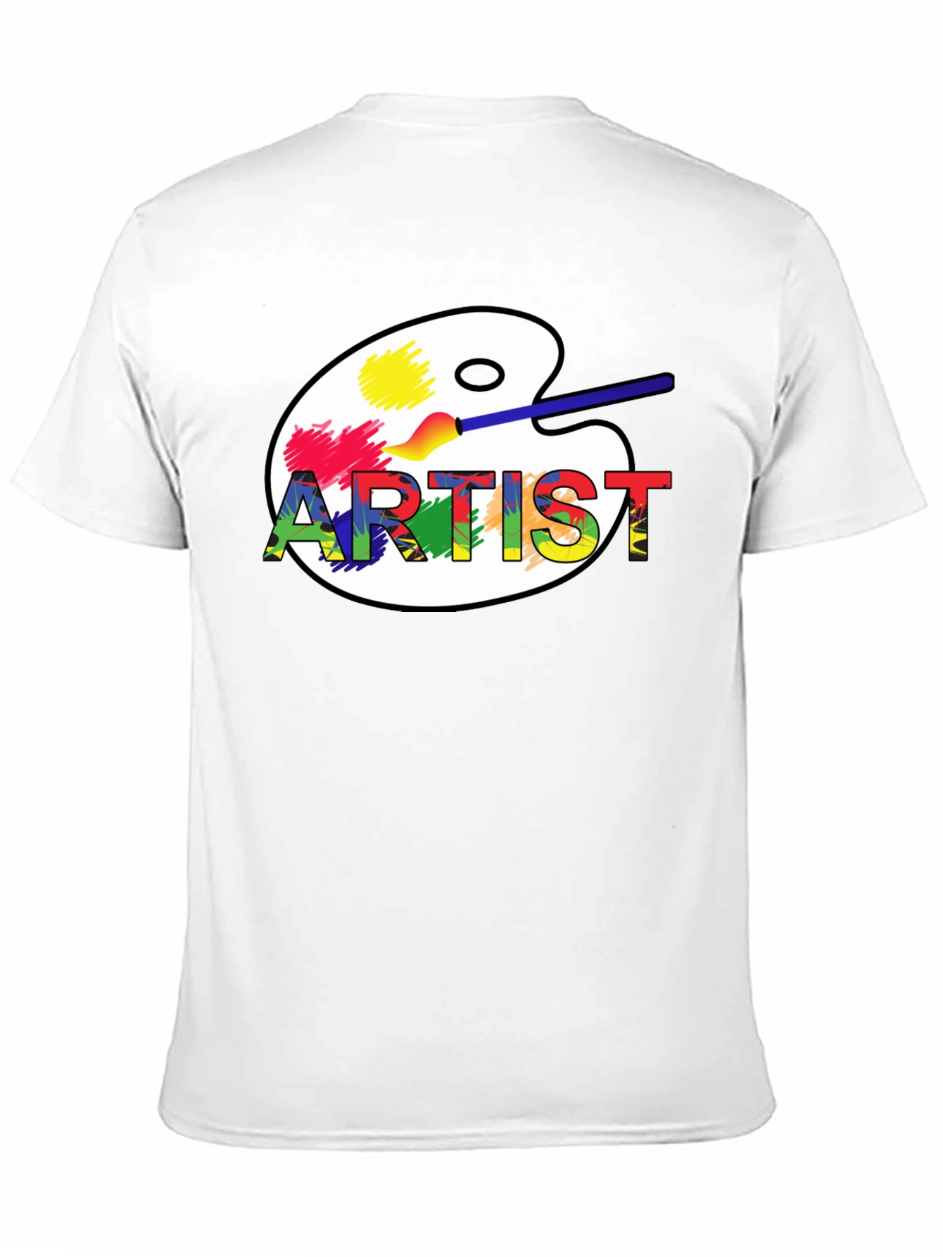 Artist Palette Graphic Tee - Creative Design Shirt