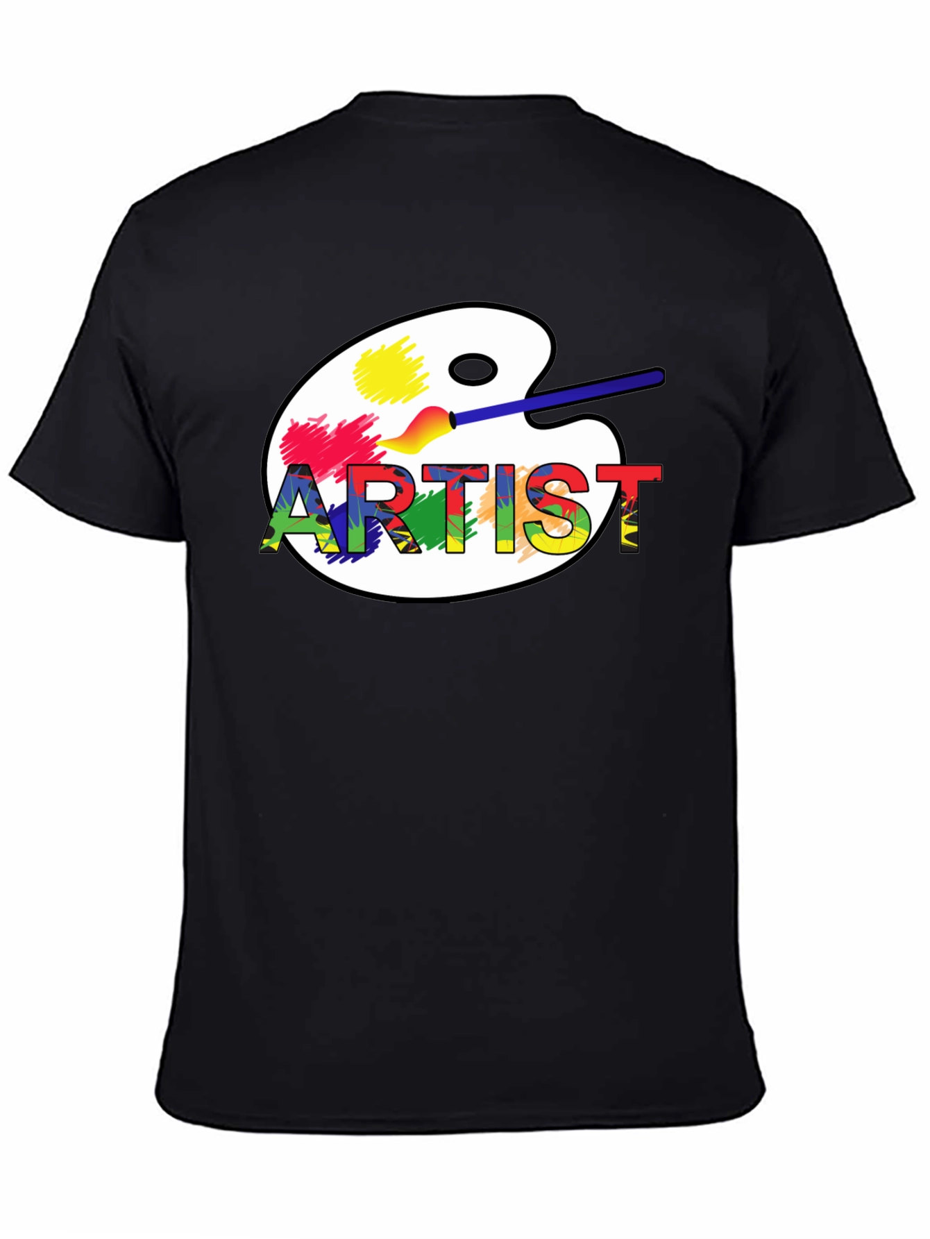 Artist Palette Graphic Tee - Creative Design Shirt
