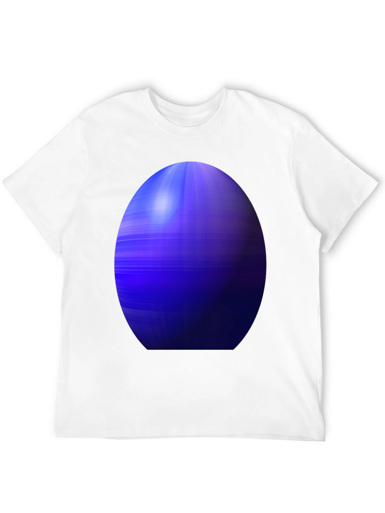 Abstract Blue Orb Graphic Tee