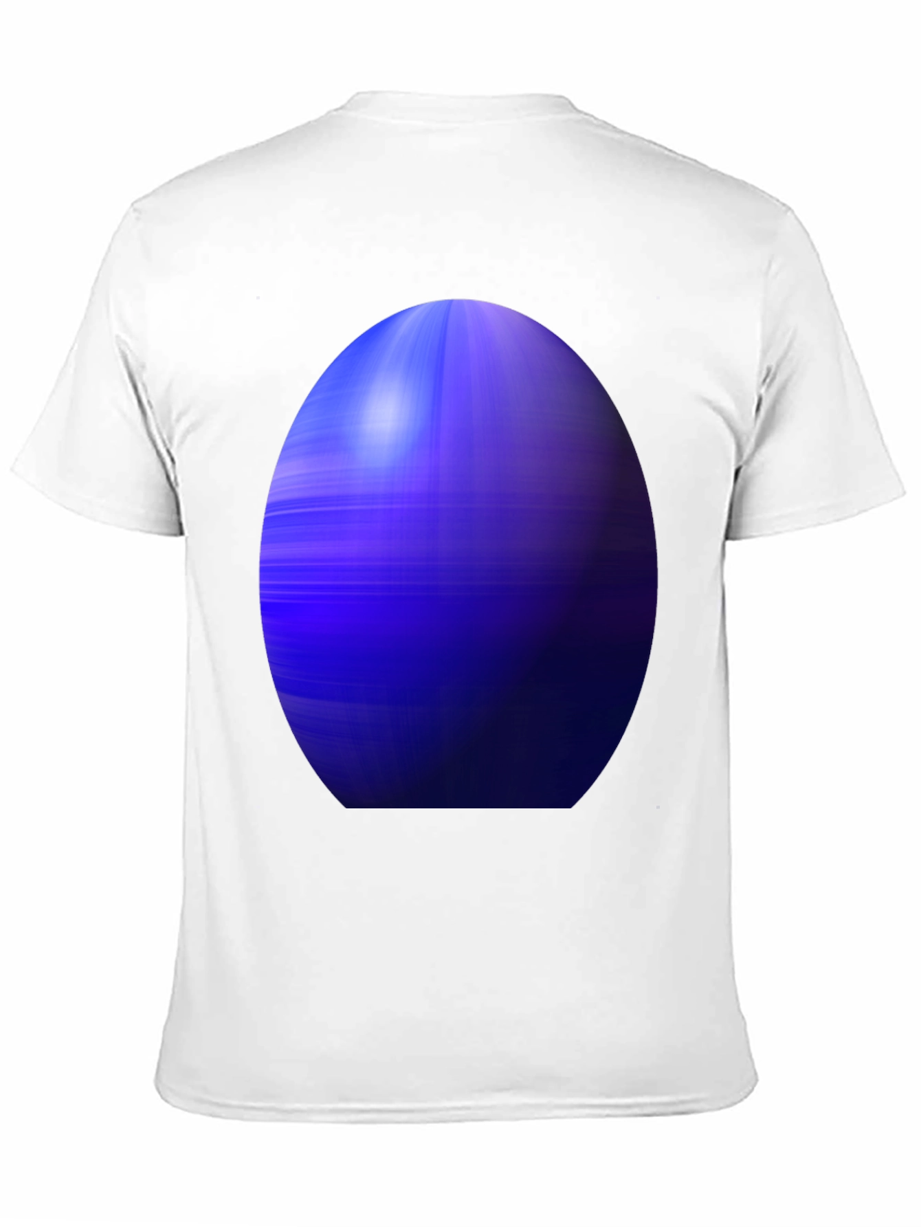 Abstract Blue Orb Graphic Tee