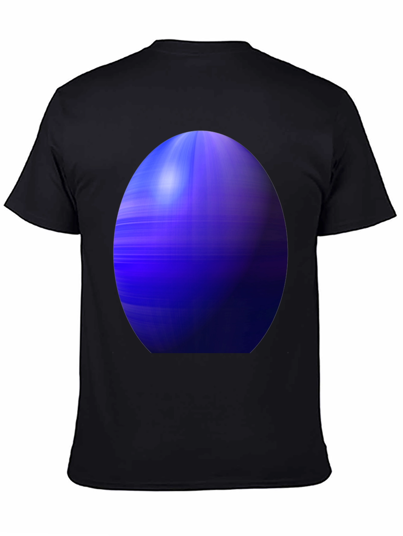 Abstract Blue Orb Graphic Tee