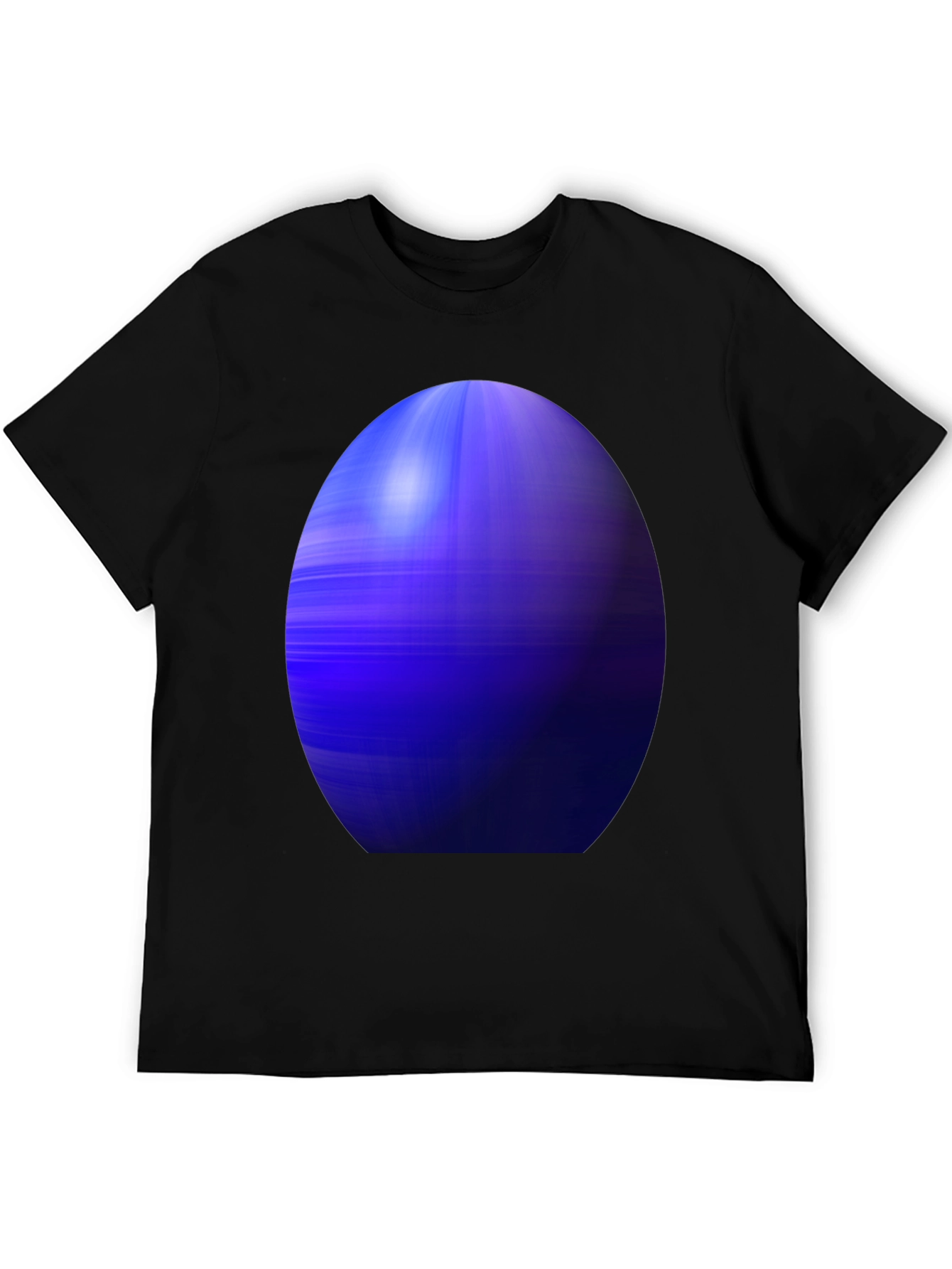 Abstract Blue Orb Graphic Tee