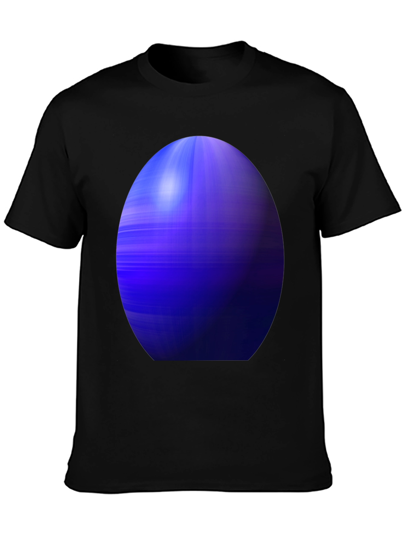 Abstract Blue Orb Graphic Tee