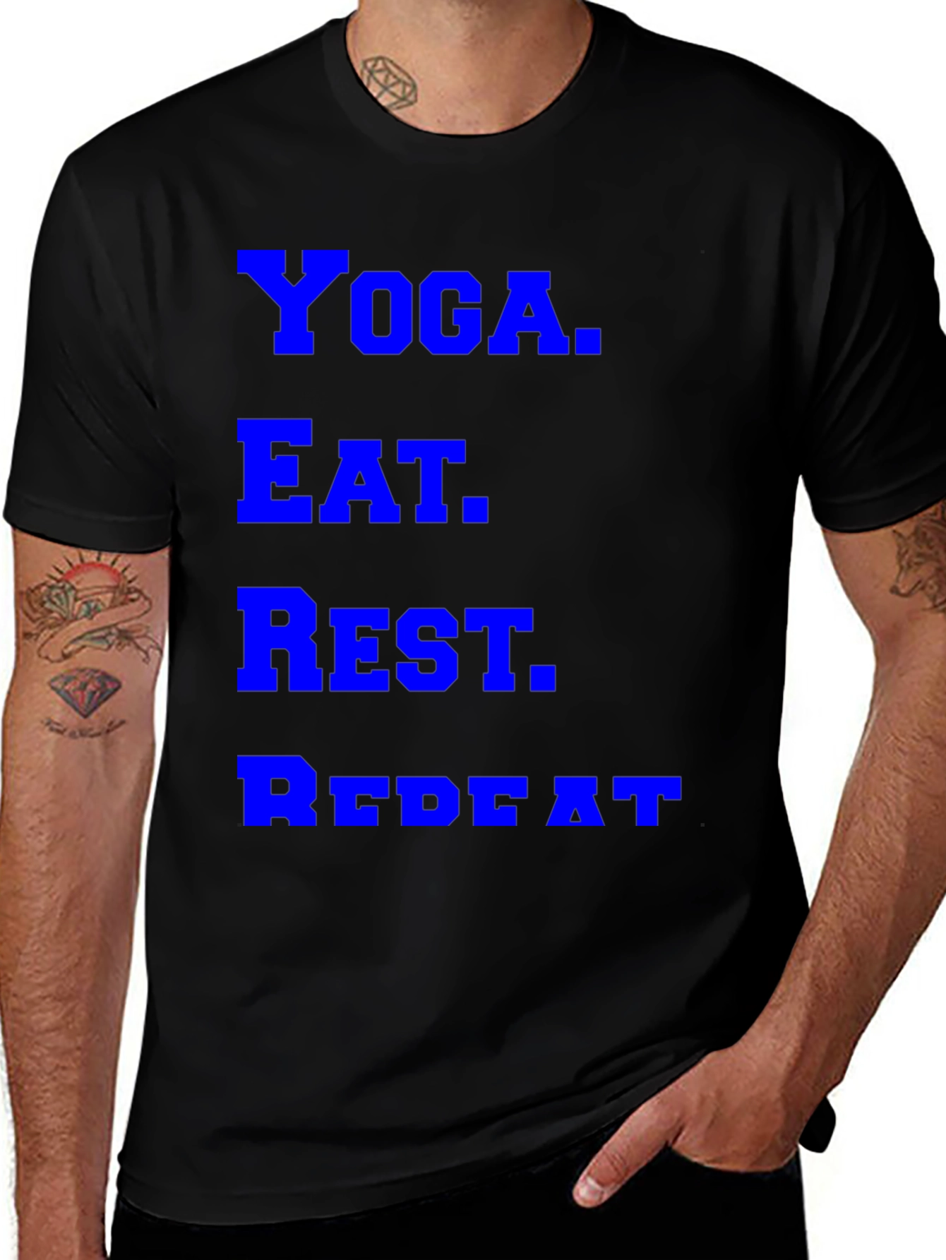 Yoga. Eat. Rest. Repeat. Graphic Tee