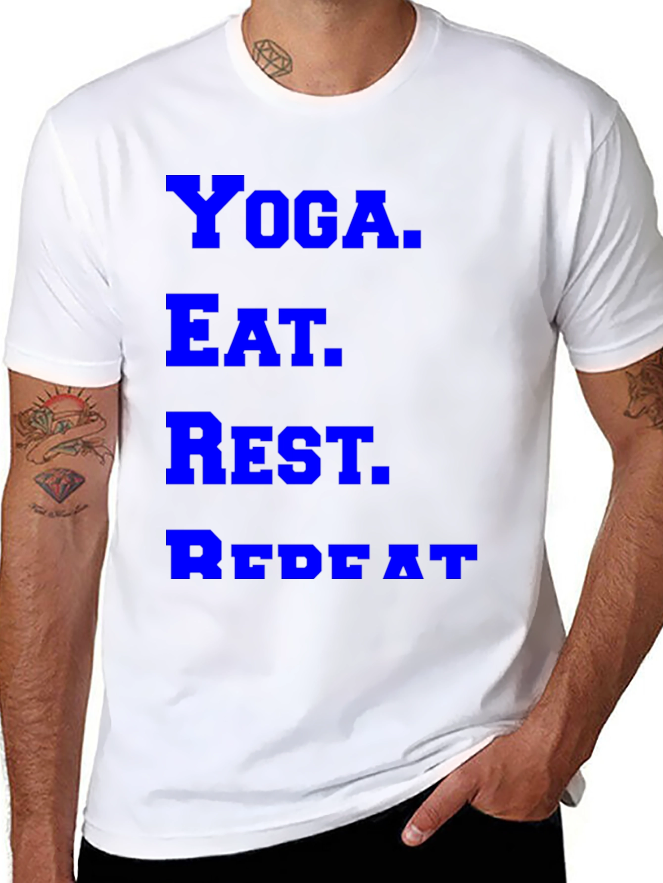 Yoga. Eat. Rest. Repeat. Graphic Tee