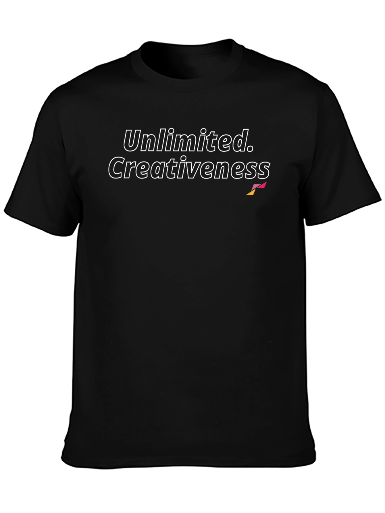 Unlimited Creativeness Black Graphic Tee