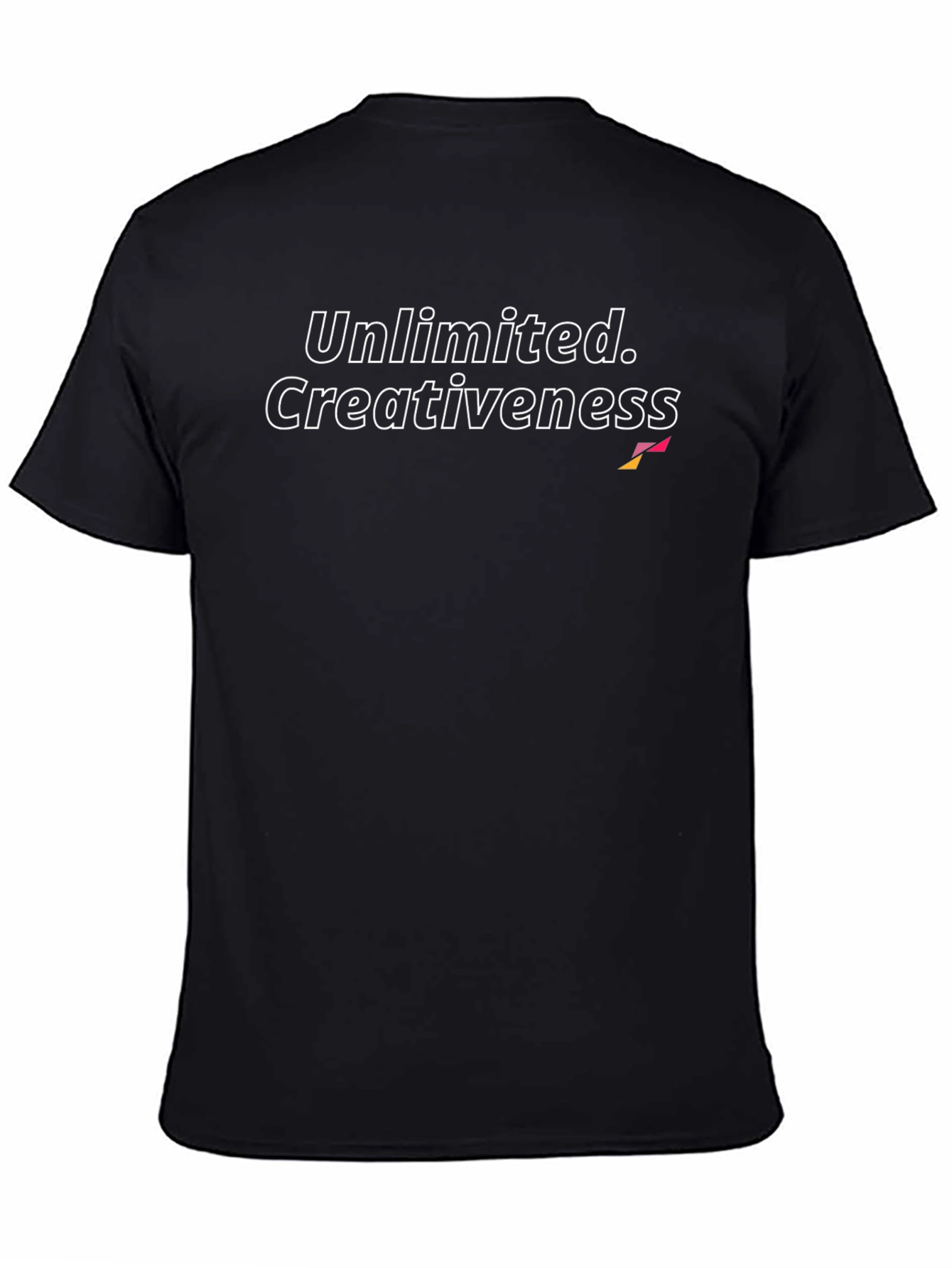 Unlimited Creativeness Black Graphic Tee