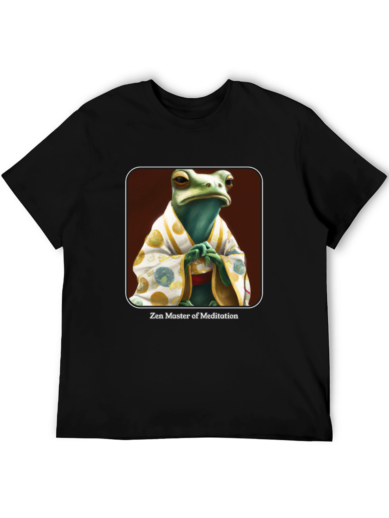 Zen Frog Meditation Master T-Shirt