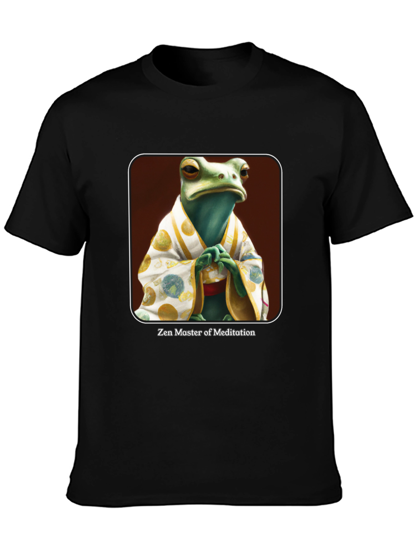 Zen Frog Meditation Master T-Shirt