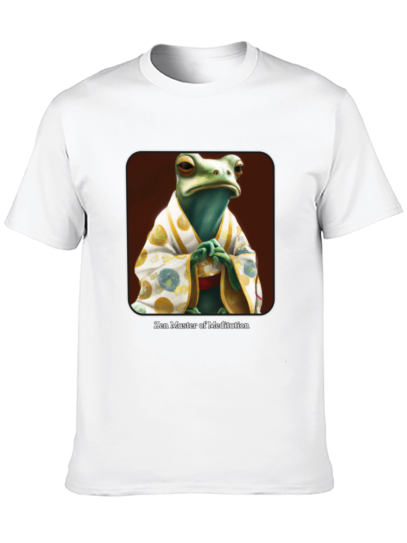Zen Frog Meditation Master T-Shirt