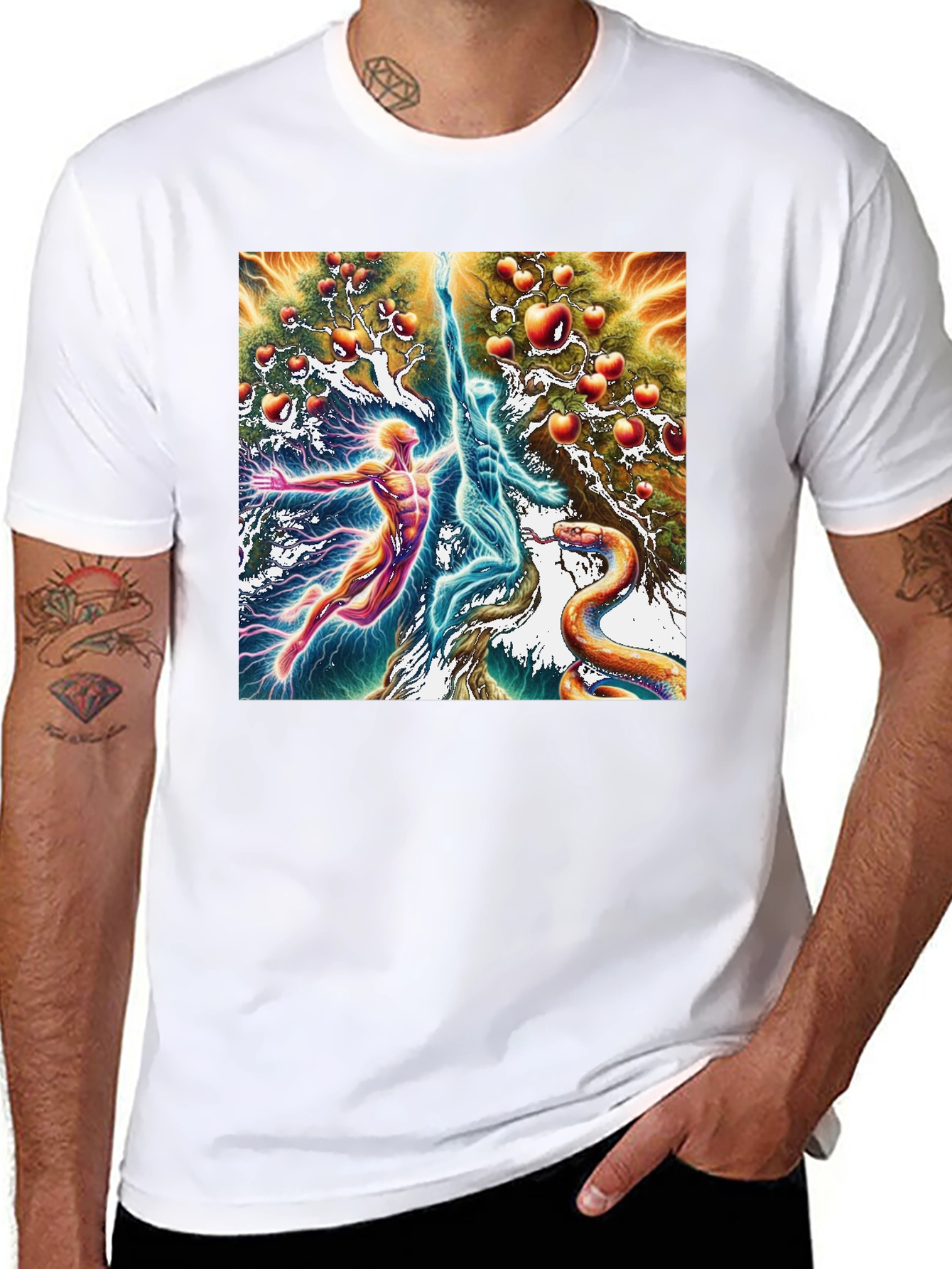 Adam & Eve Tree of Knowledge T-Shirt