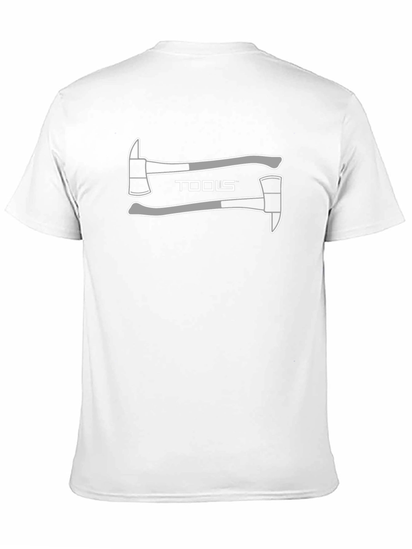 Tools Axe Graphic Tee - Black Cotton T-Shirt