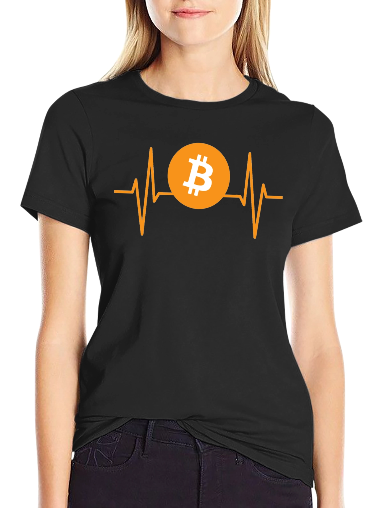Bitcoin Heartbeat T-Shirt - Crypto Lover Tee
