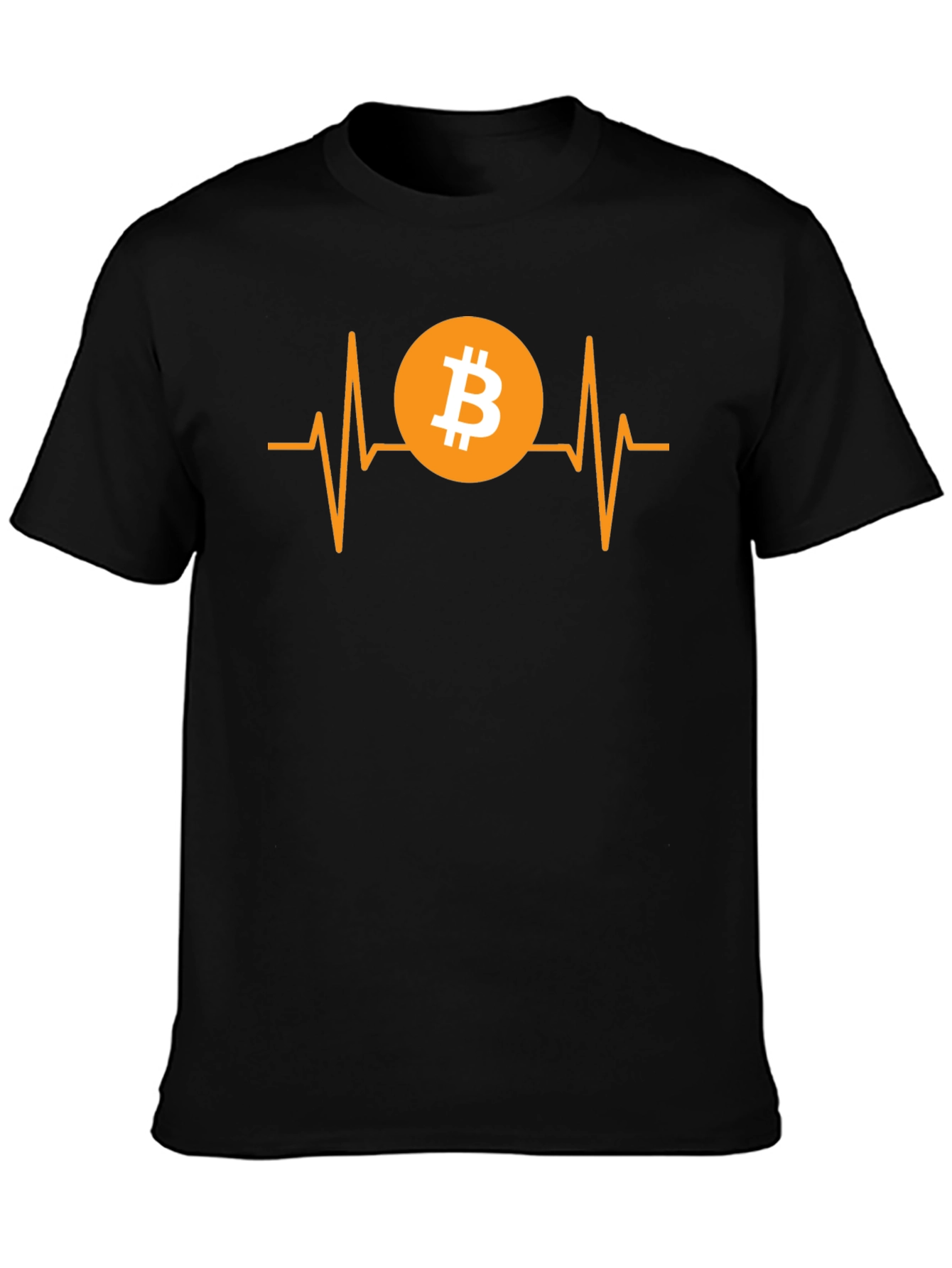 Bitcoin Heartbeat T-Shirt - Crypto Lover Tee