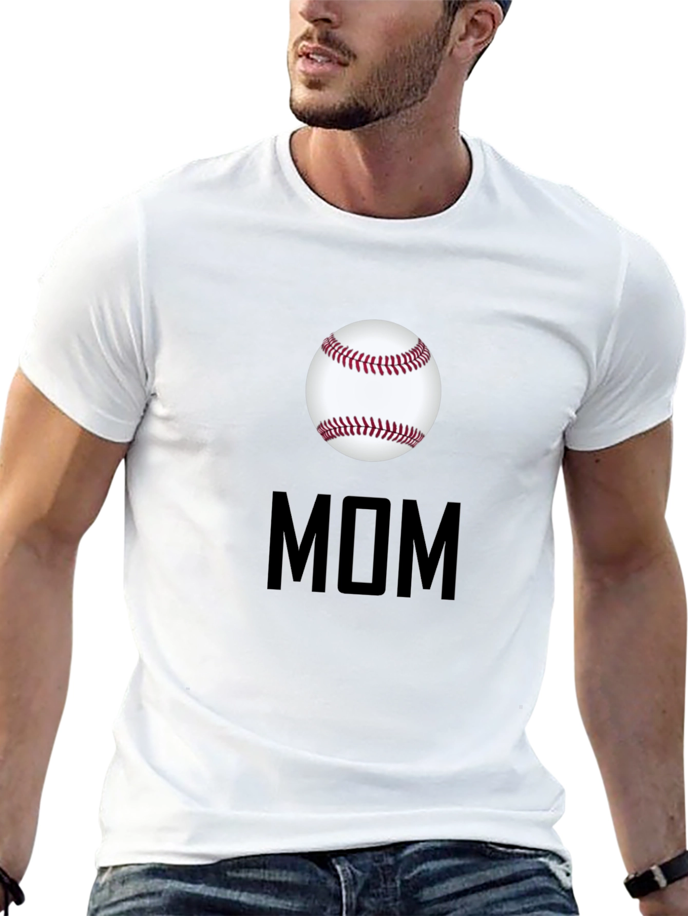 Baseball Mom Graphic T-Shirt - Sporty Casual Tee