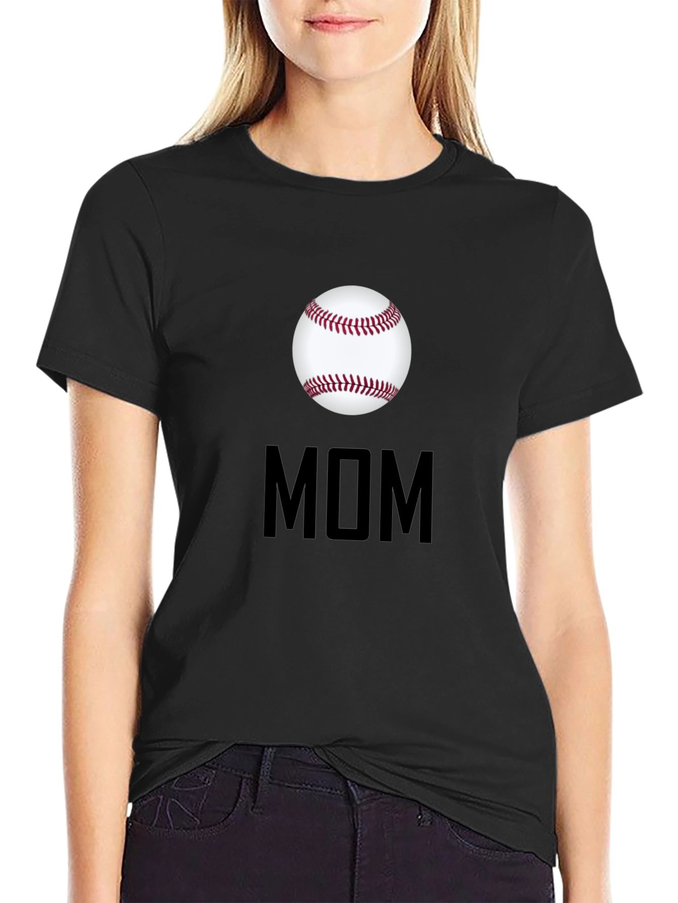 Baseball Mom Graphic T-Shirt - Sporty Casual Tee