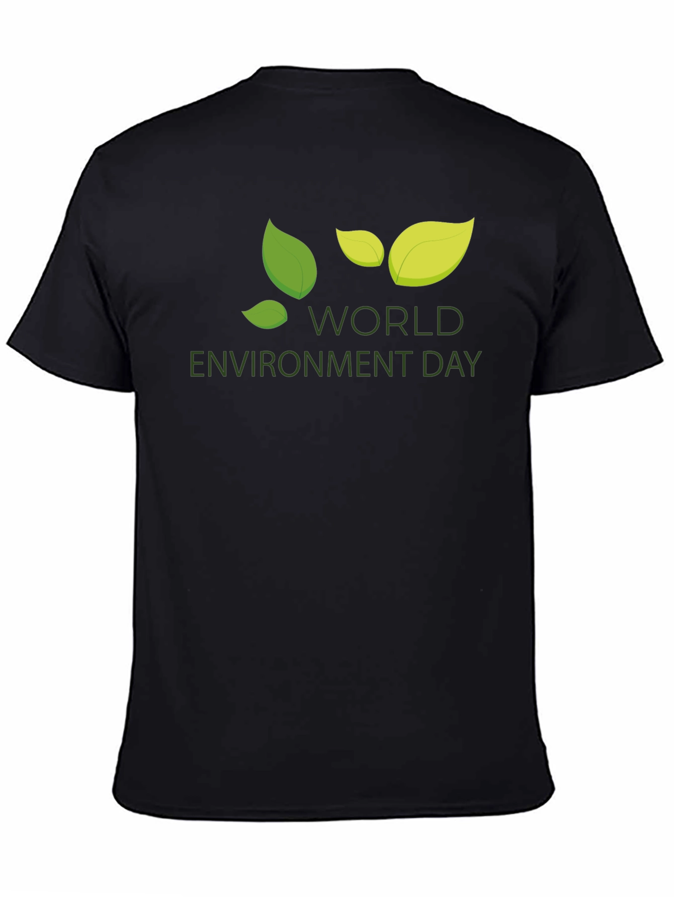 World Environment Day Black T-Shirt