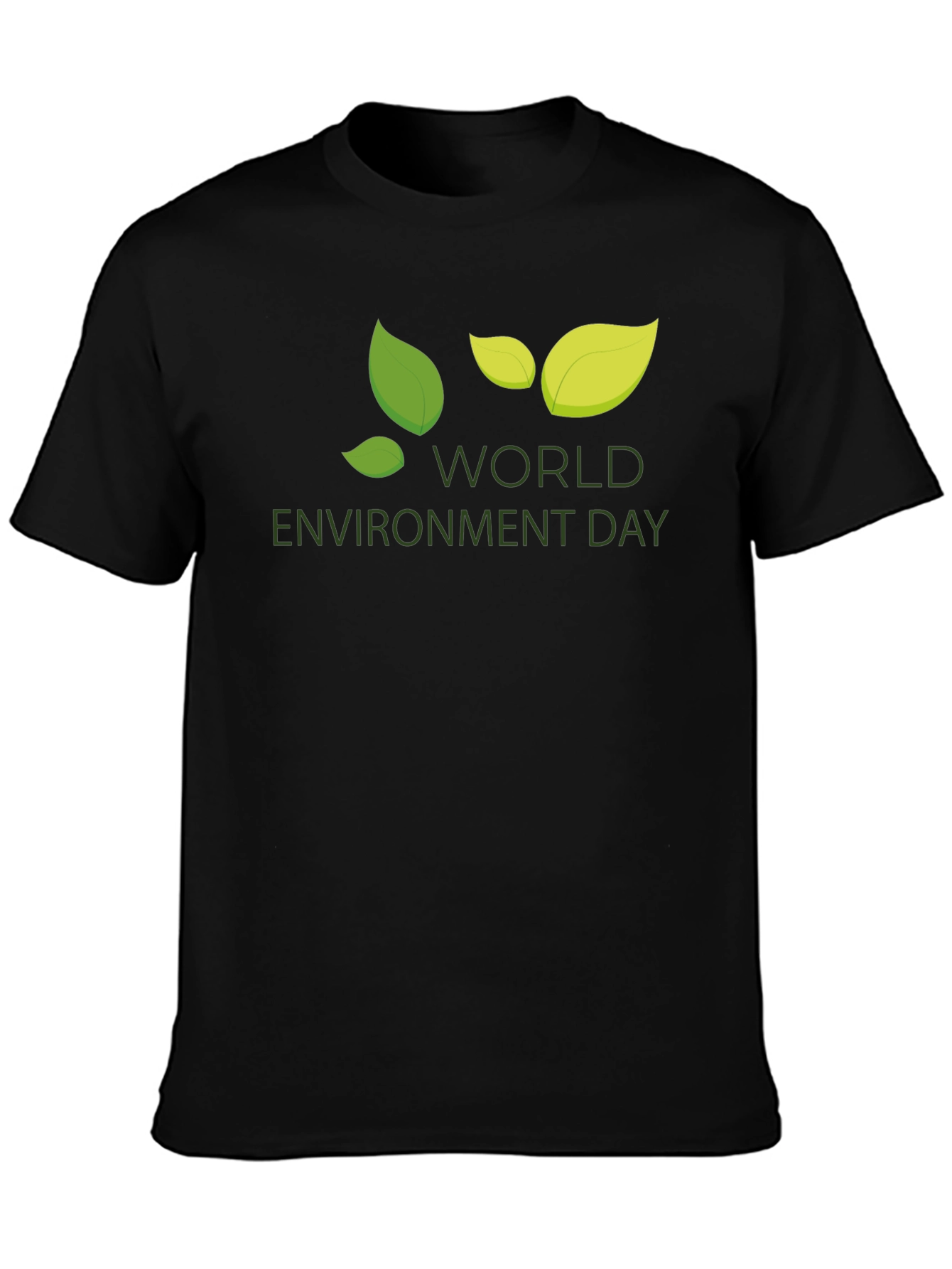 World Environment Day Black T-Shirt