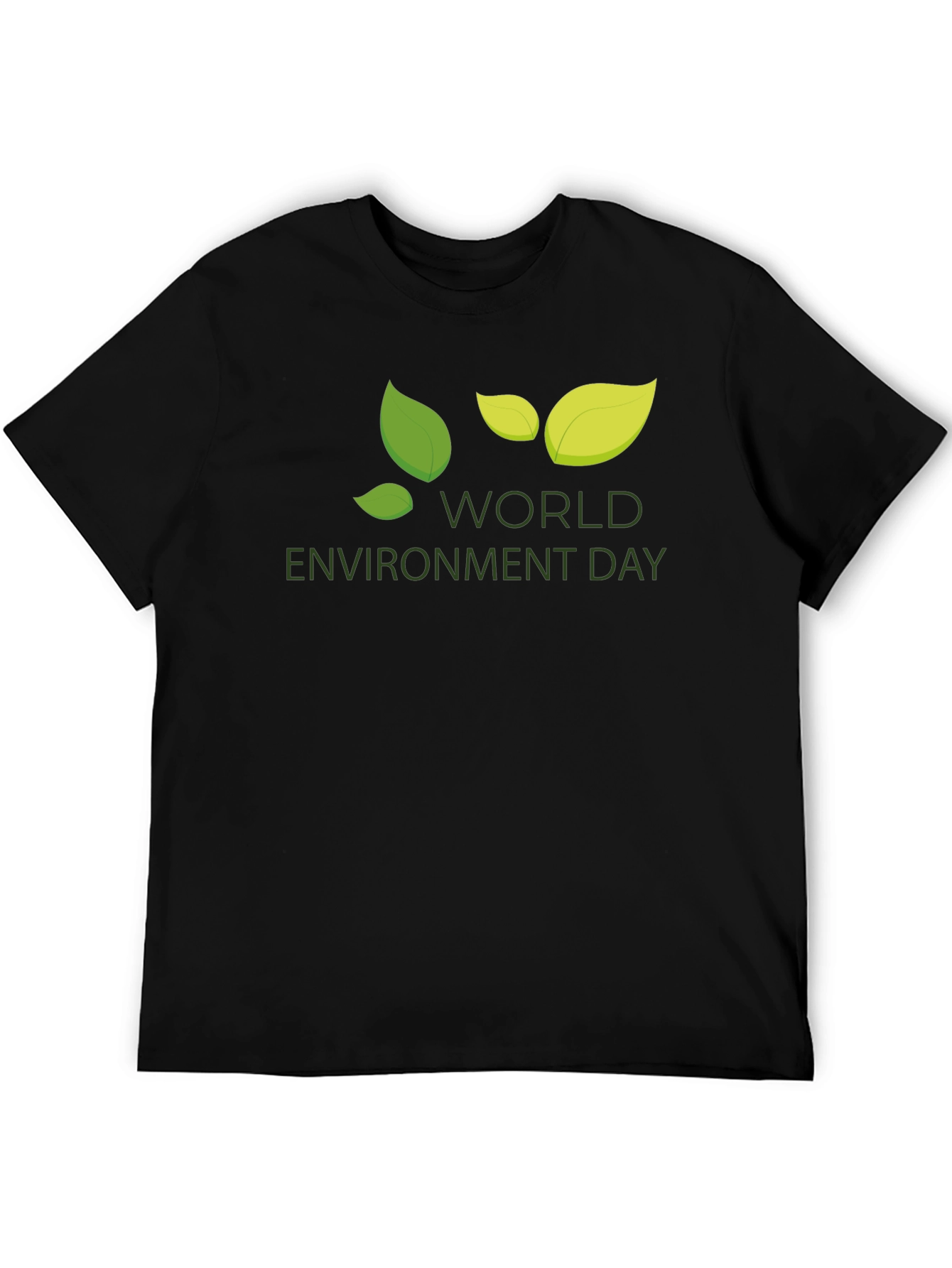 World Environment Day Black T-Shirt