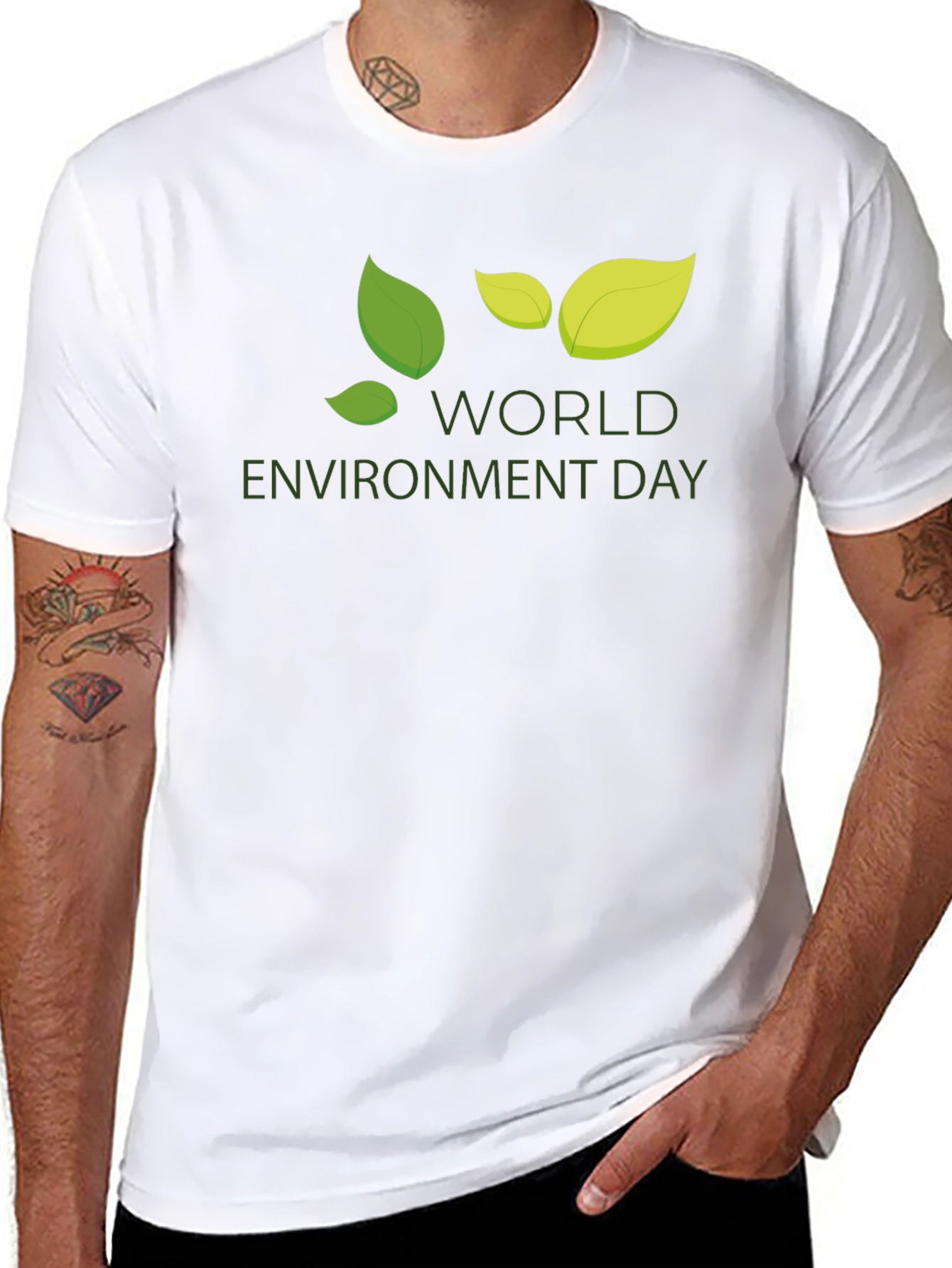 World Environment Day Black T-Shirt