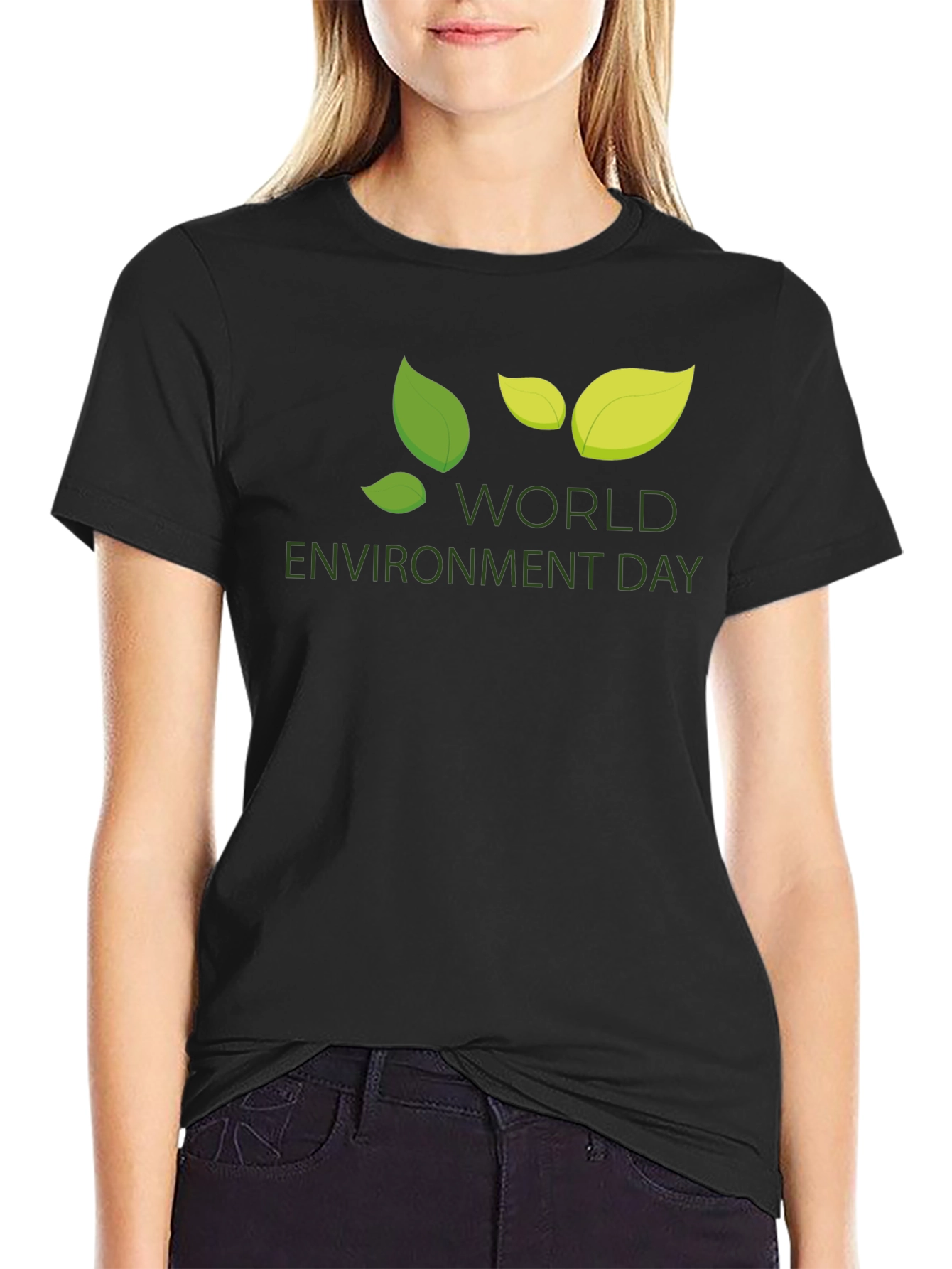 World Environment Day Black T-Shirt
