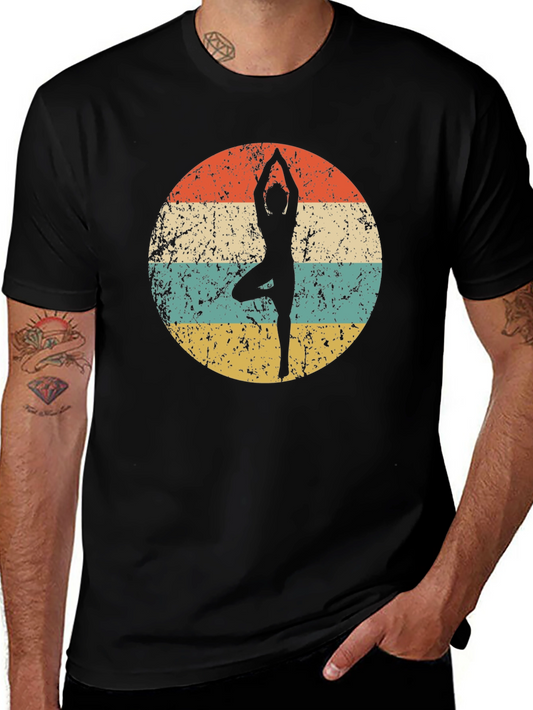 Vintage Yoga Pose T-Shirt