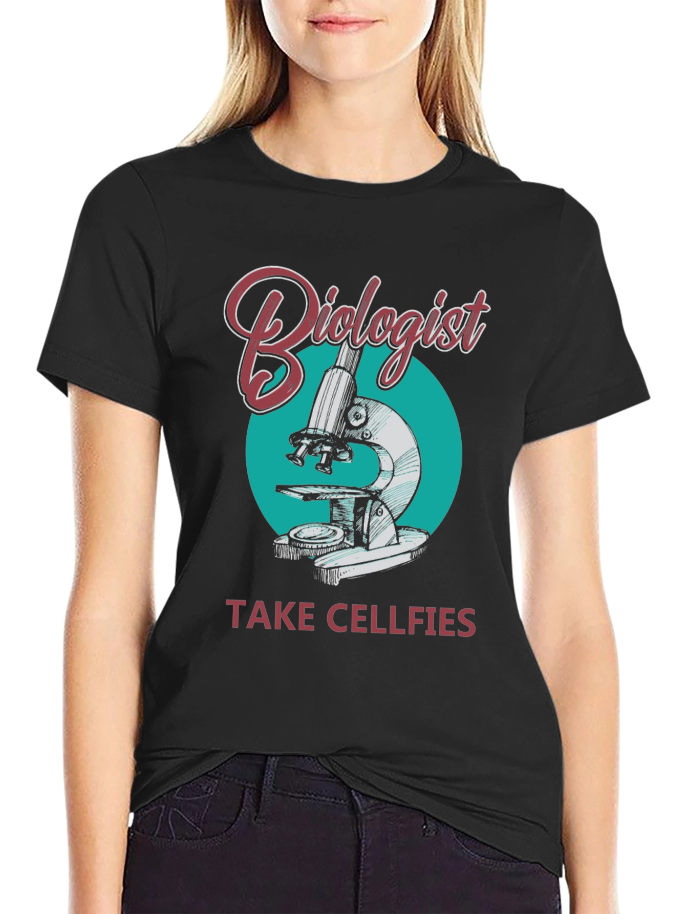 Biologist Take Cellfies Graphic T-Shirt