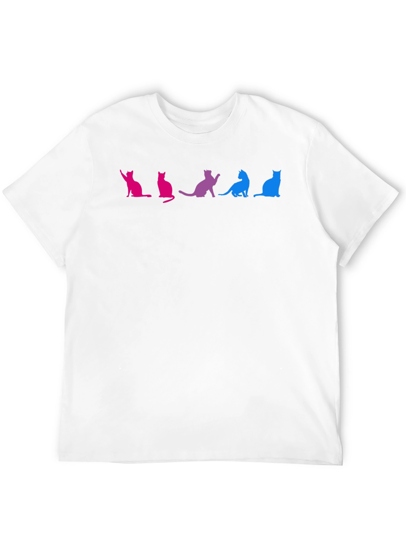 Bisexual Pride Cats Graphic T-Shirt