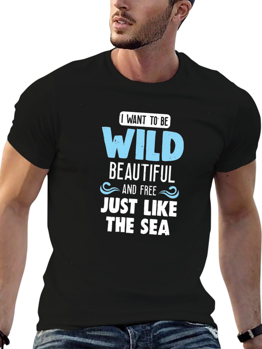 Wild Beautiful & Free Like the Sea Graphic Tee