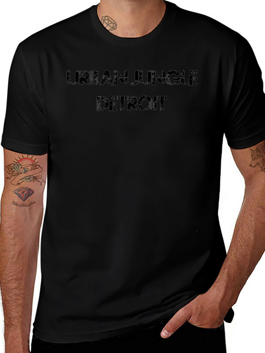 Urban Jungle Detroit Black T-Shirt