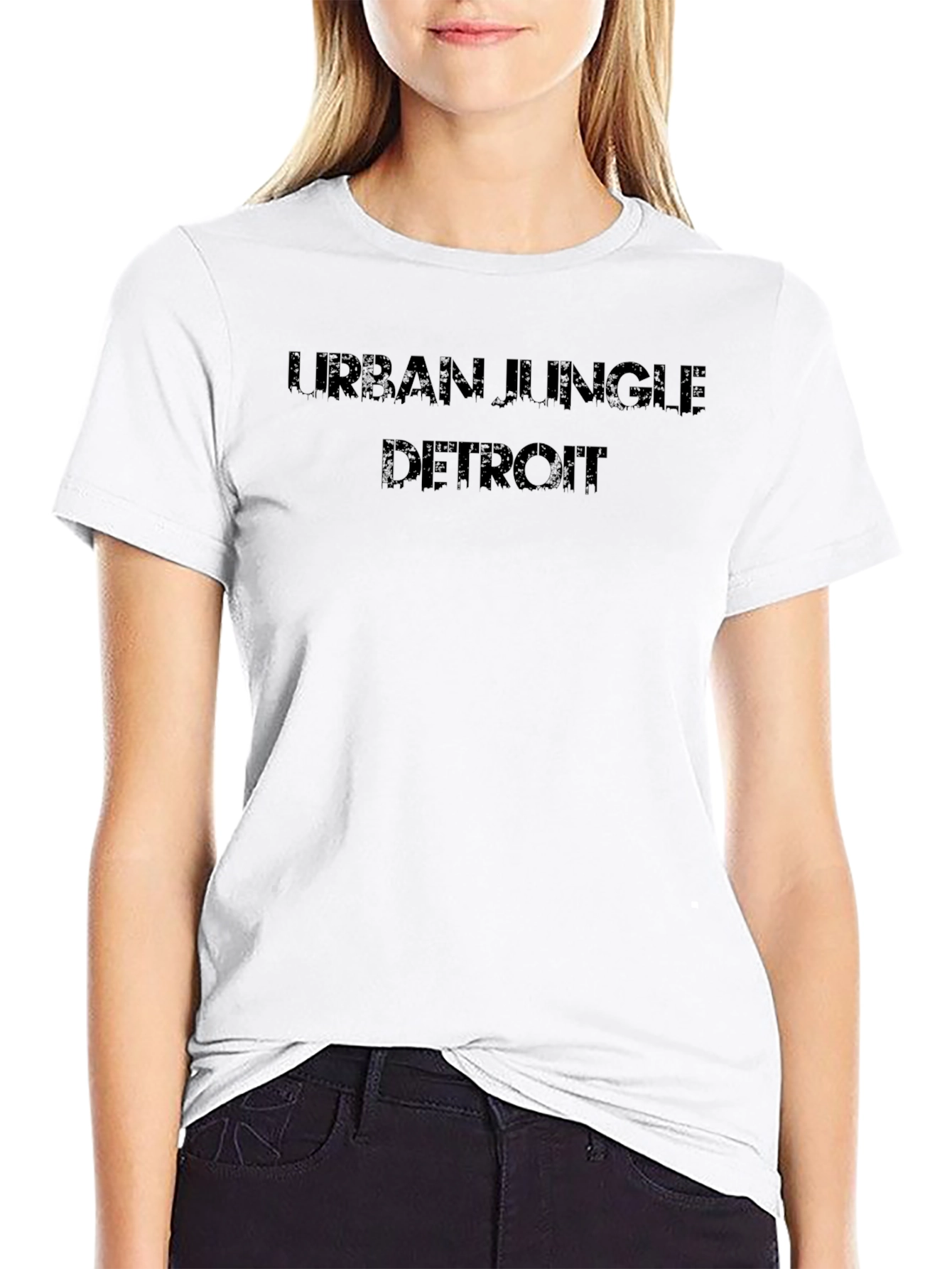 Urban Jungle Detroit Black T-Shirt