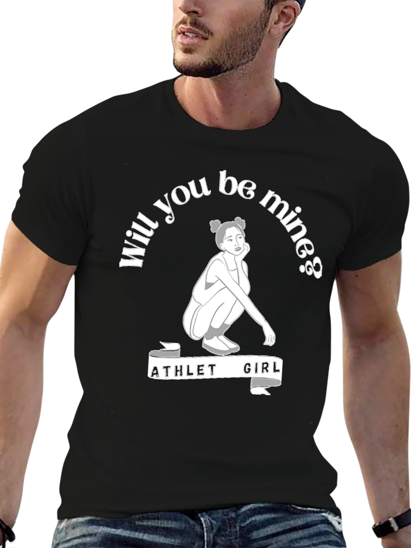 Athlete Girl Will You Be Mine T-Shirt