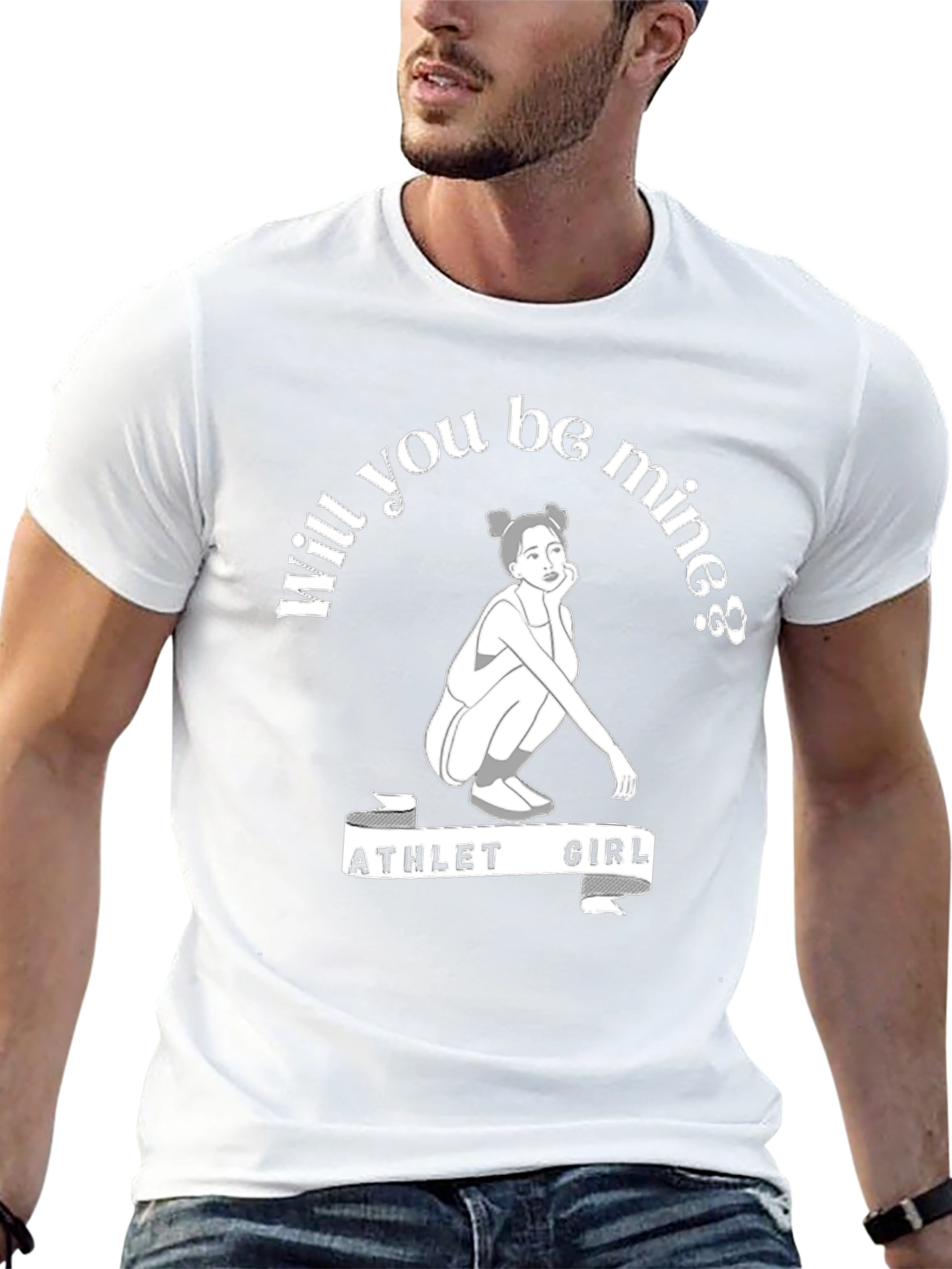 Athlete Girl Will You Be Mine T-Shirt